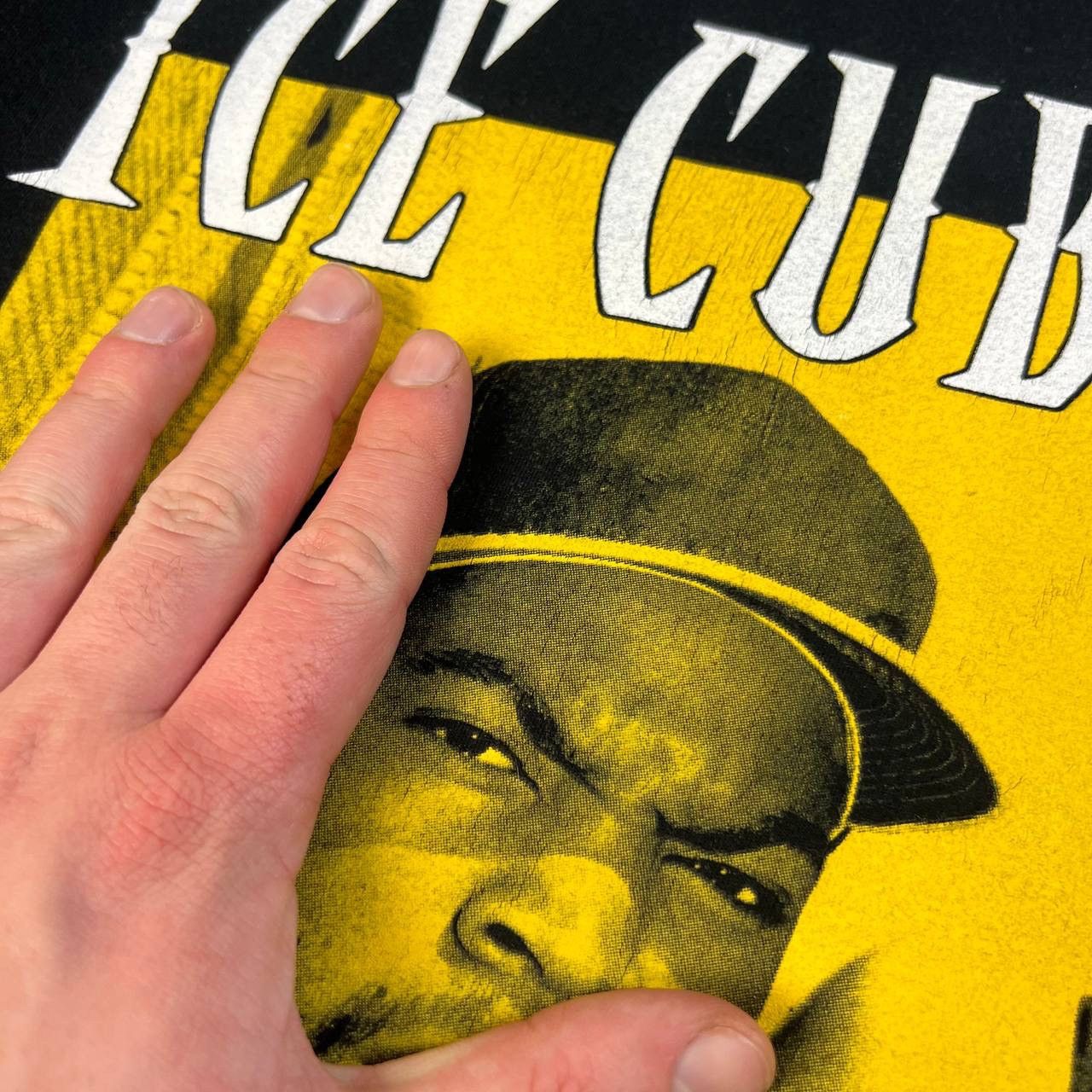 Rap Tees Ice Cube Vintage Y2K Big Logo Rap T-Shirt Streetwear 1TS87 Size US S / EU 44-46 / 1 - 4 Thumbnail