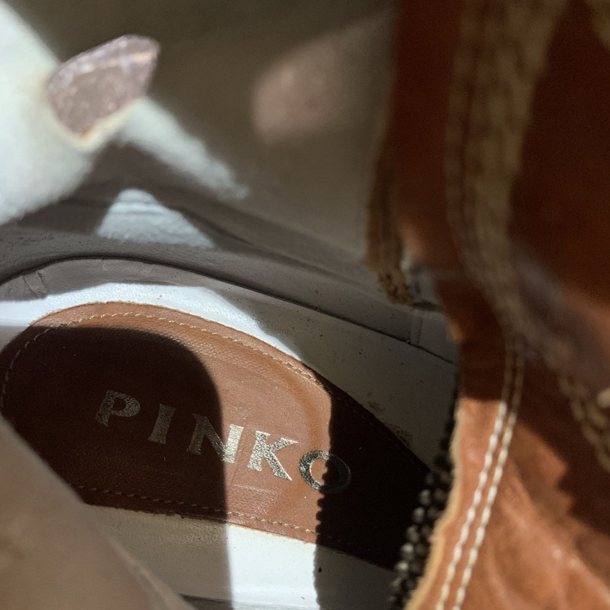 Cowboy Equipment × Pinko PINKO Leather Cowboy Western Women’s Boots Size 39 Size US 9 / IT 39 - 14 Thumbnail