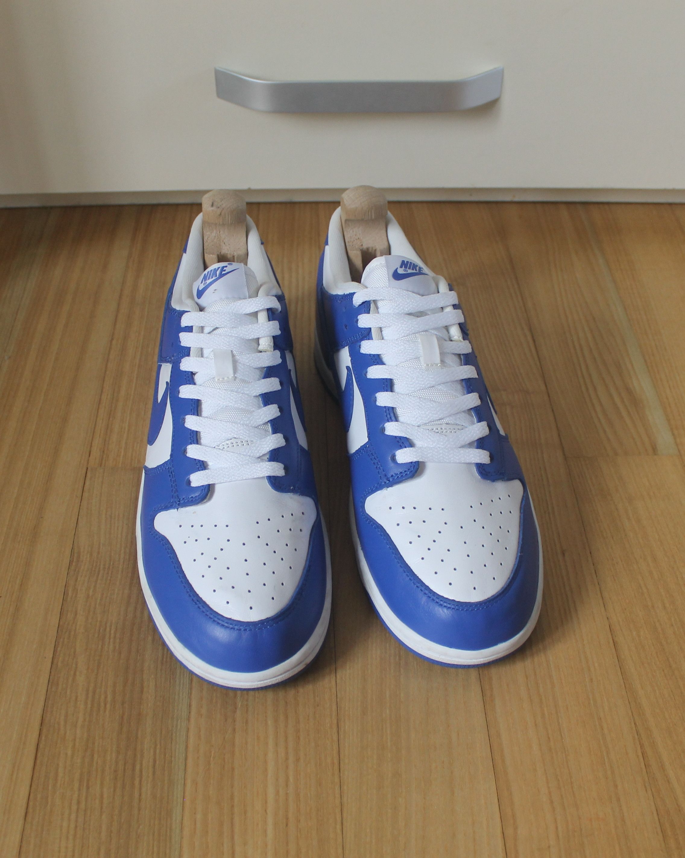 Nike Nike Dunk Low Retro Kentucky Varsity Royal Cobalt Blue White Size US 11 / EU 44 - 3 Thumbnail