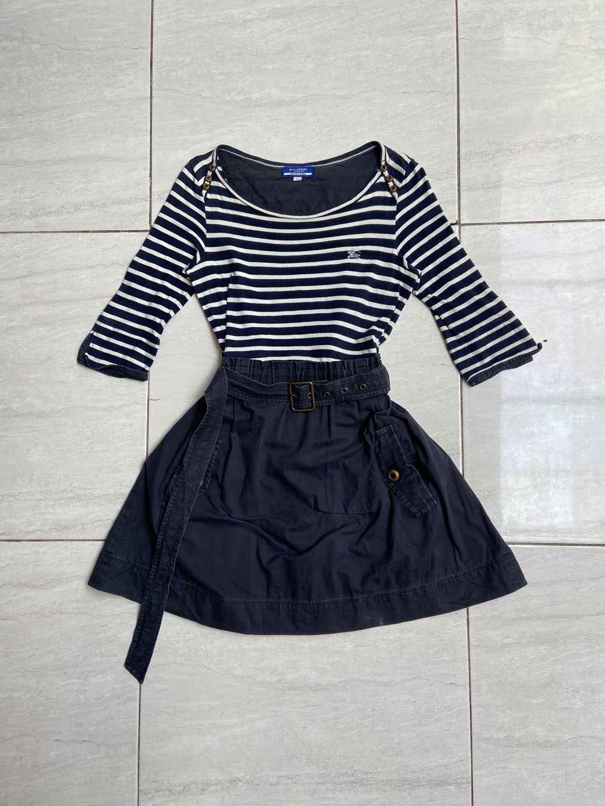Burberry BURBERRY LONDON Striped Dress Size XXS / US 00 / IT 34 - 11 Thumbnail