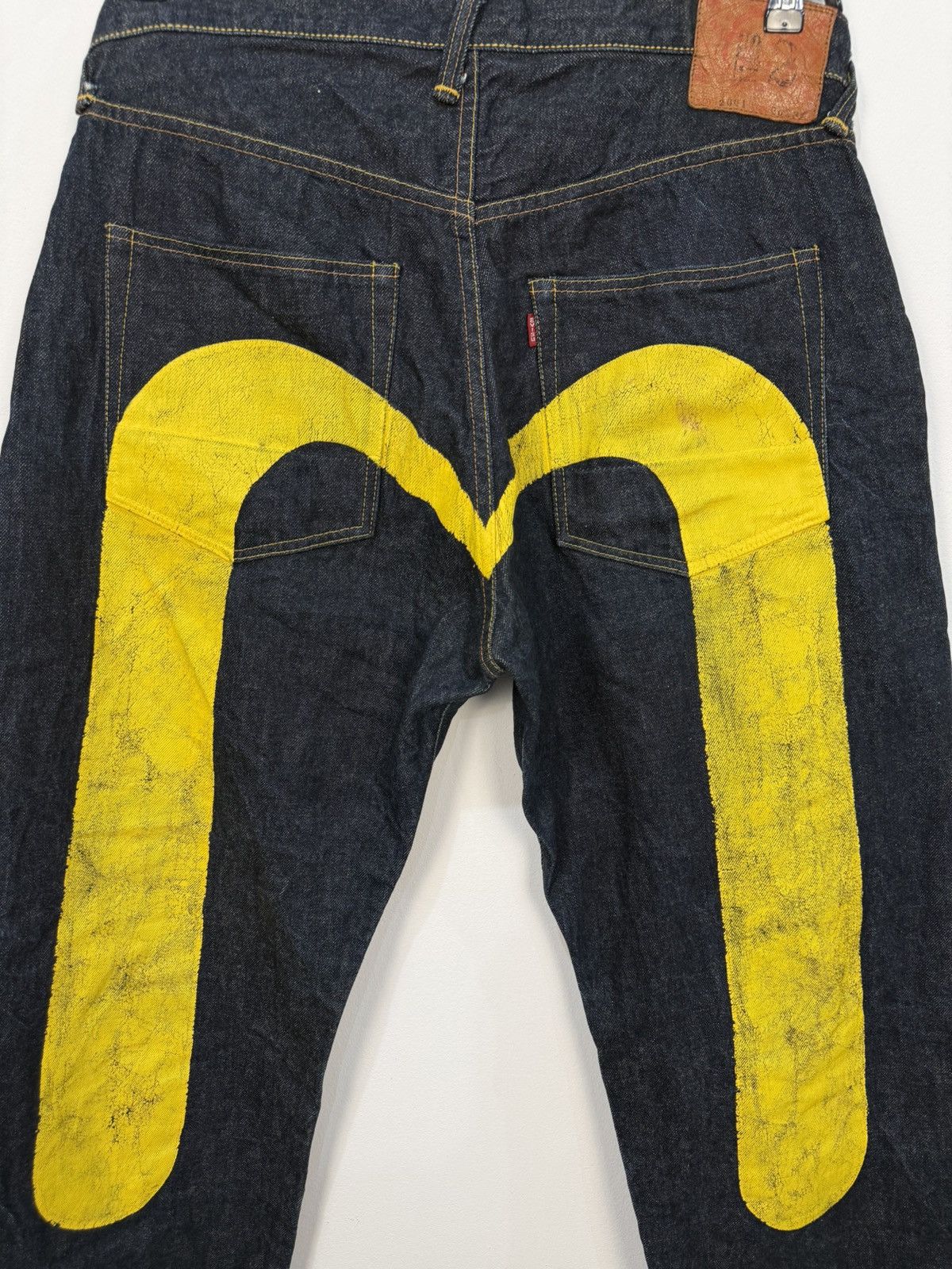 Evisu Evisu 2001 Lot Big Yellow Seagull Jeans 36/35 Vintage Y2K Size US 36 / EU 52 - 7 Thumbnail