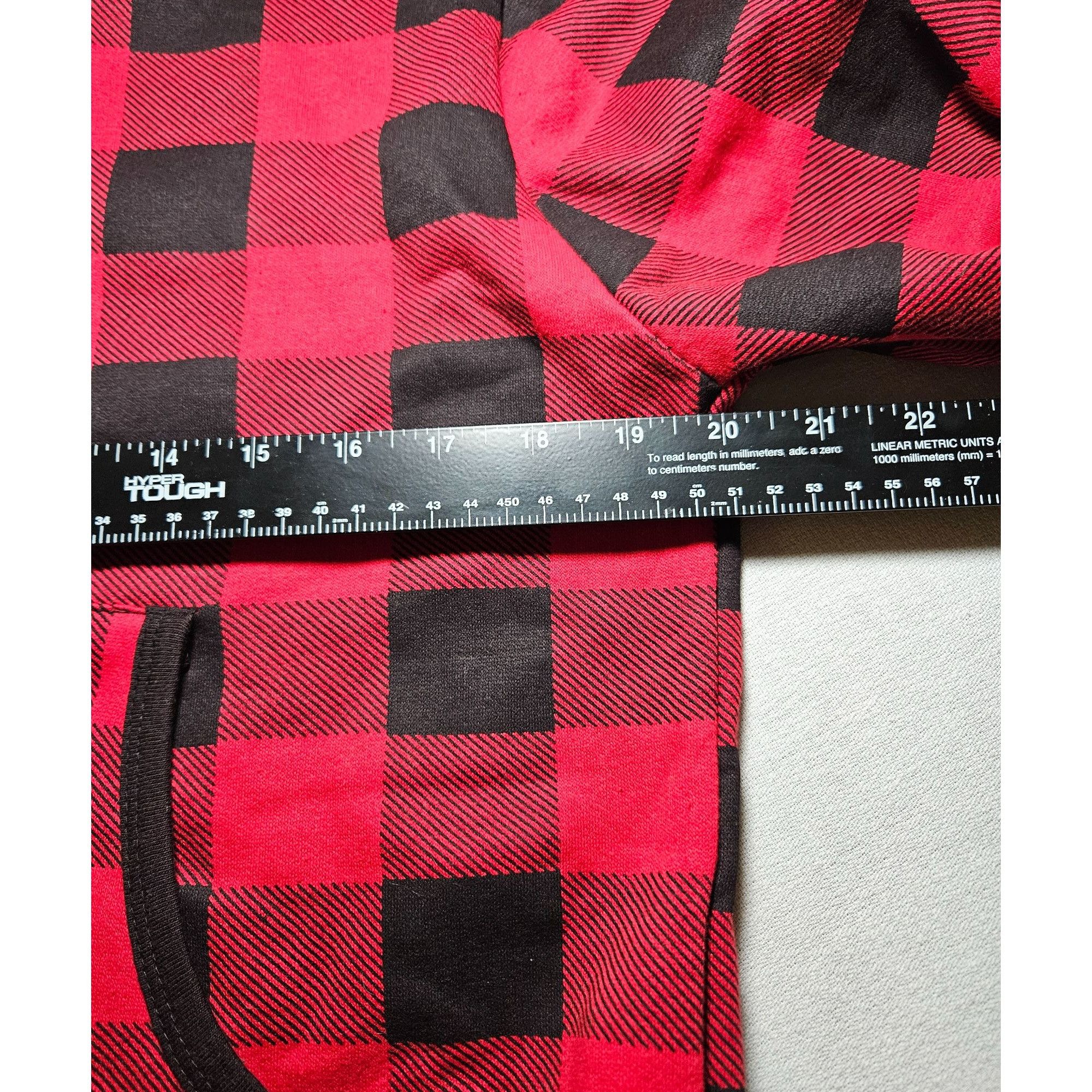 Other FollowMe Unisex One Piece Pajama Body Suit Red Black Small Size US 28 / EU 44 - 2 Thumbnail