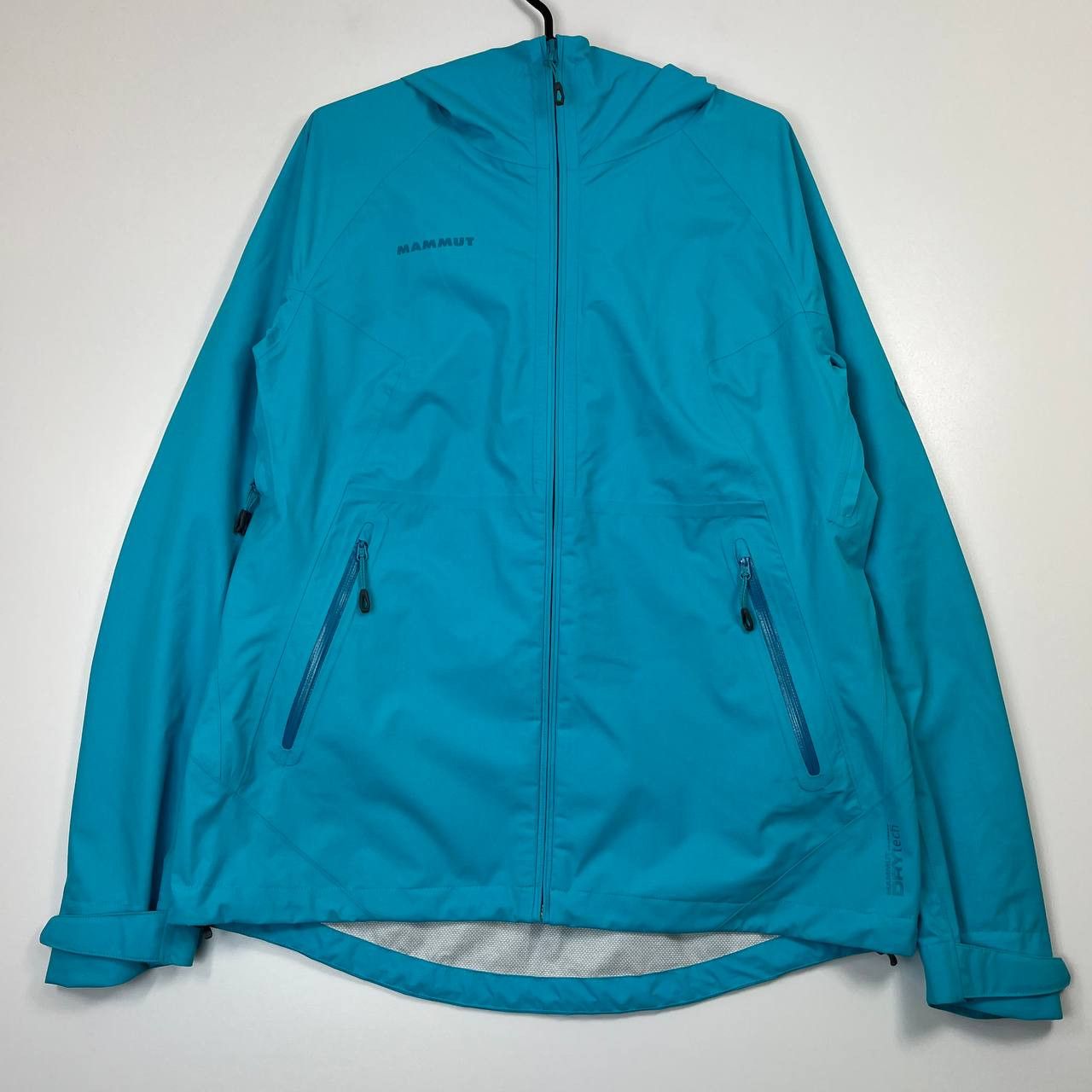 Mammut Mammut Drytech Hooded Waterproof Jacket Hiking Blue Size L Size US L / EU 52-54 / 3 - 1 Thumbnail