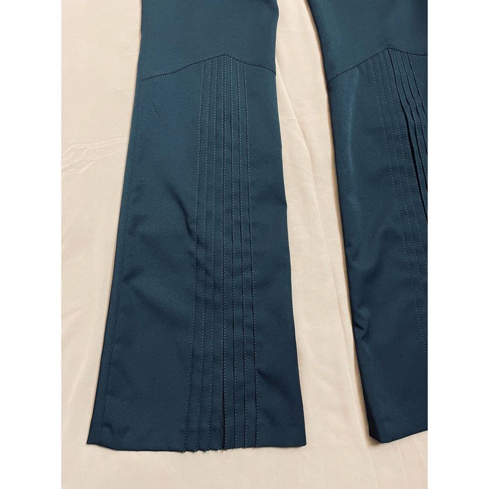 Laura Biagiotti Laura Biagiotti Roma Black Bootcut Pants With Pleated Made Size 34" / US 12 / IT 48 - 5 Thumbnail