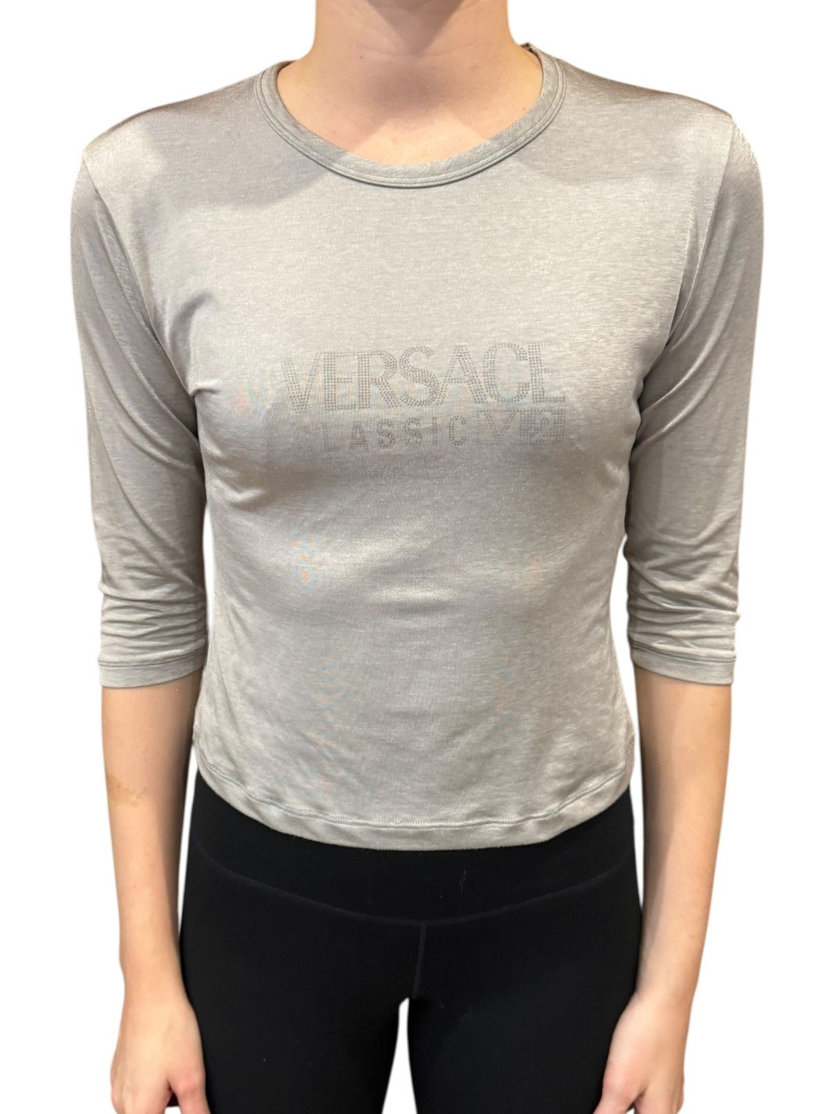 Versace Versace Classic V2 Ladies Short Sleeve Top Small Medium Size M / US 6-8 / IT 42-44 - 1 Thumbnail