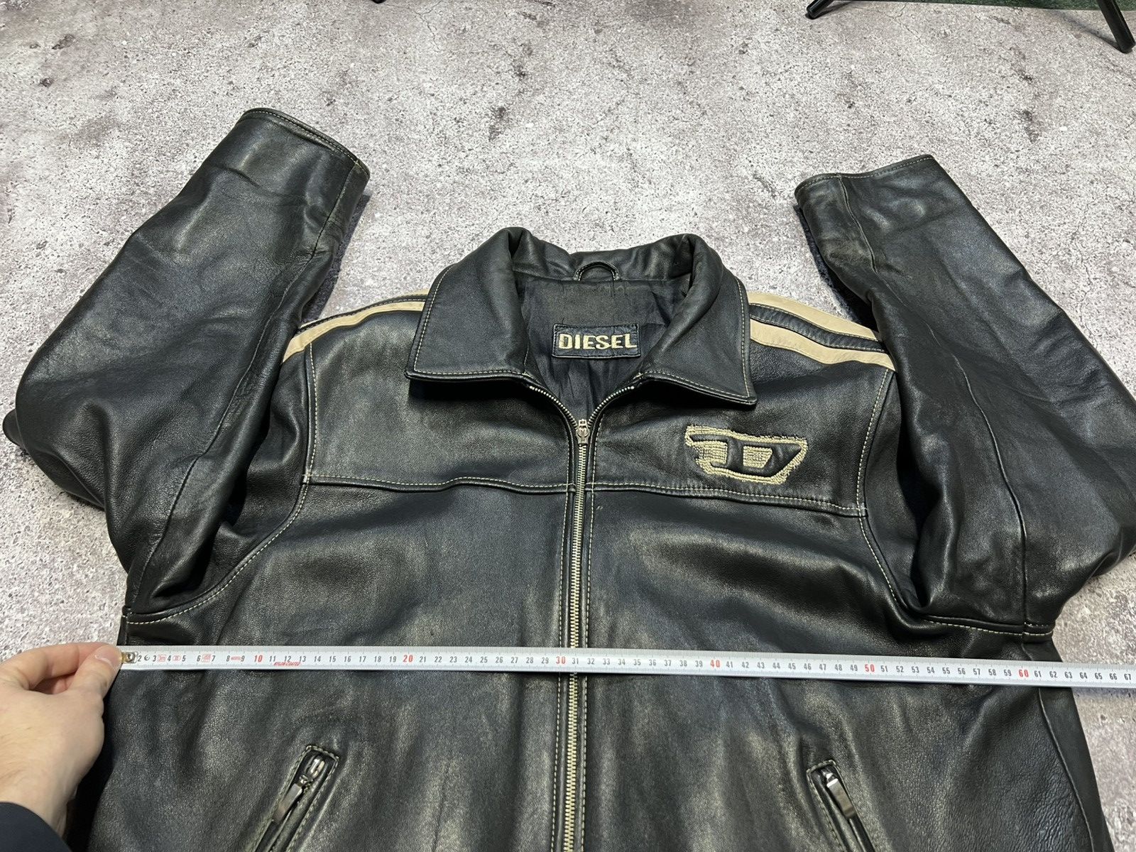 Vintage Diesel Avant Garde Leather Jacket Size Mens L