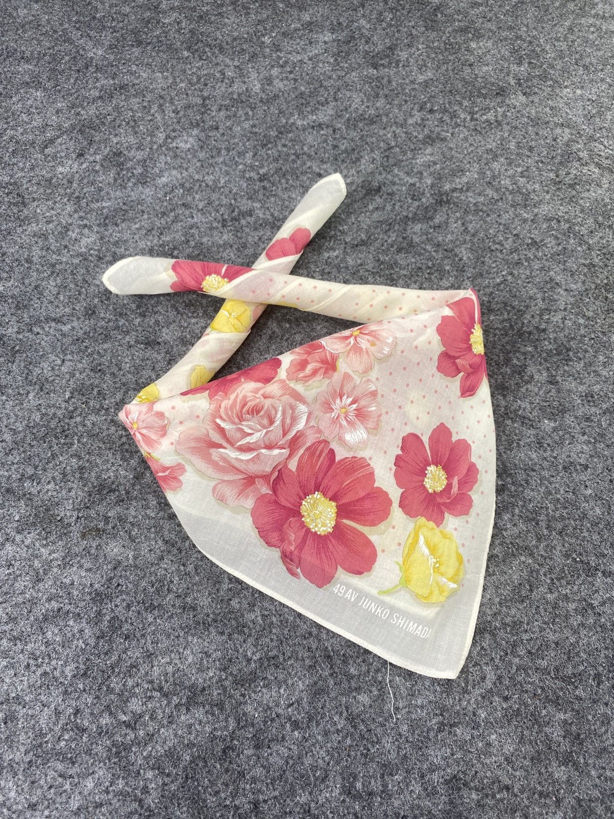Japanese Brand × Junko Shimada × Vintage Junko Shimada Handkerchief / Bandana / Neckerchief- B019 Size ONE SIZE - 2 Thumbnail