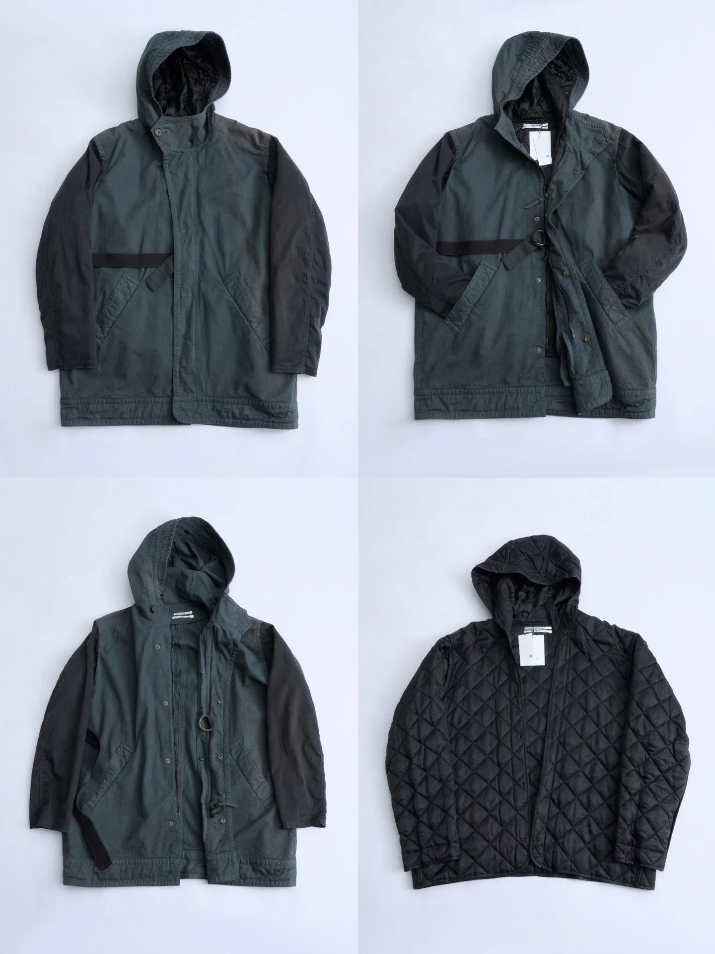 Robert Geller Robert Geller panel padded hooded cotton-cupro jacket Size US M / EU 48-50 / 2 - 8 Thumbnail