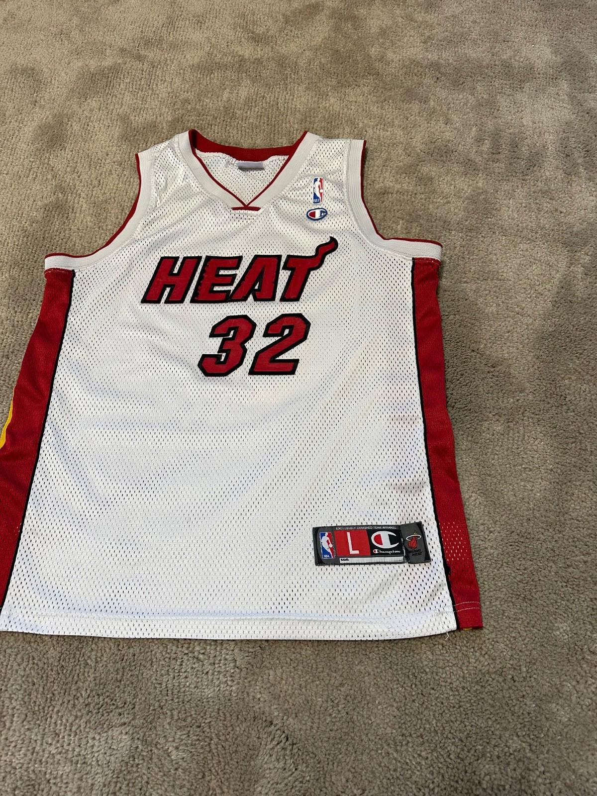 Champion MIAMI HEAT NBA SHIRT O'NEAL CHAMPION JERSEY SHIRT CAMISETA Size US L / EU 52-54 / 3 - 2 Thumbnail