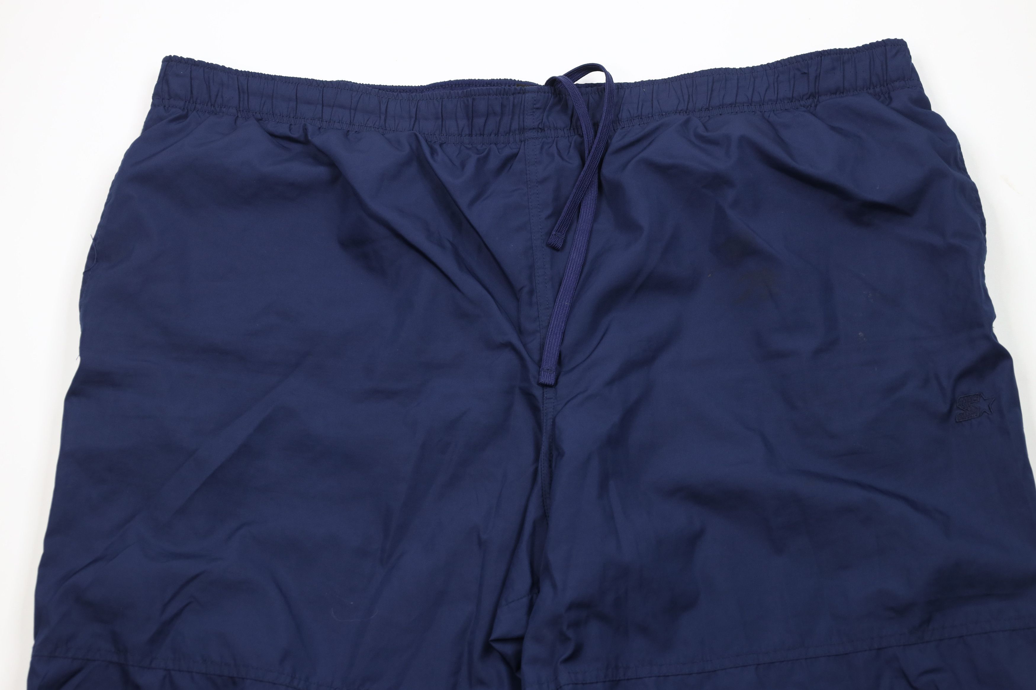 Starter Vintage 90s Y2K Starter Lined Wide Leg Windbreaker Pants Size US 42 / EU 58 - 2 Thumbnail