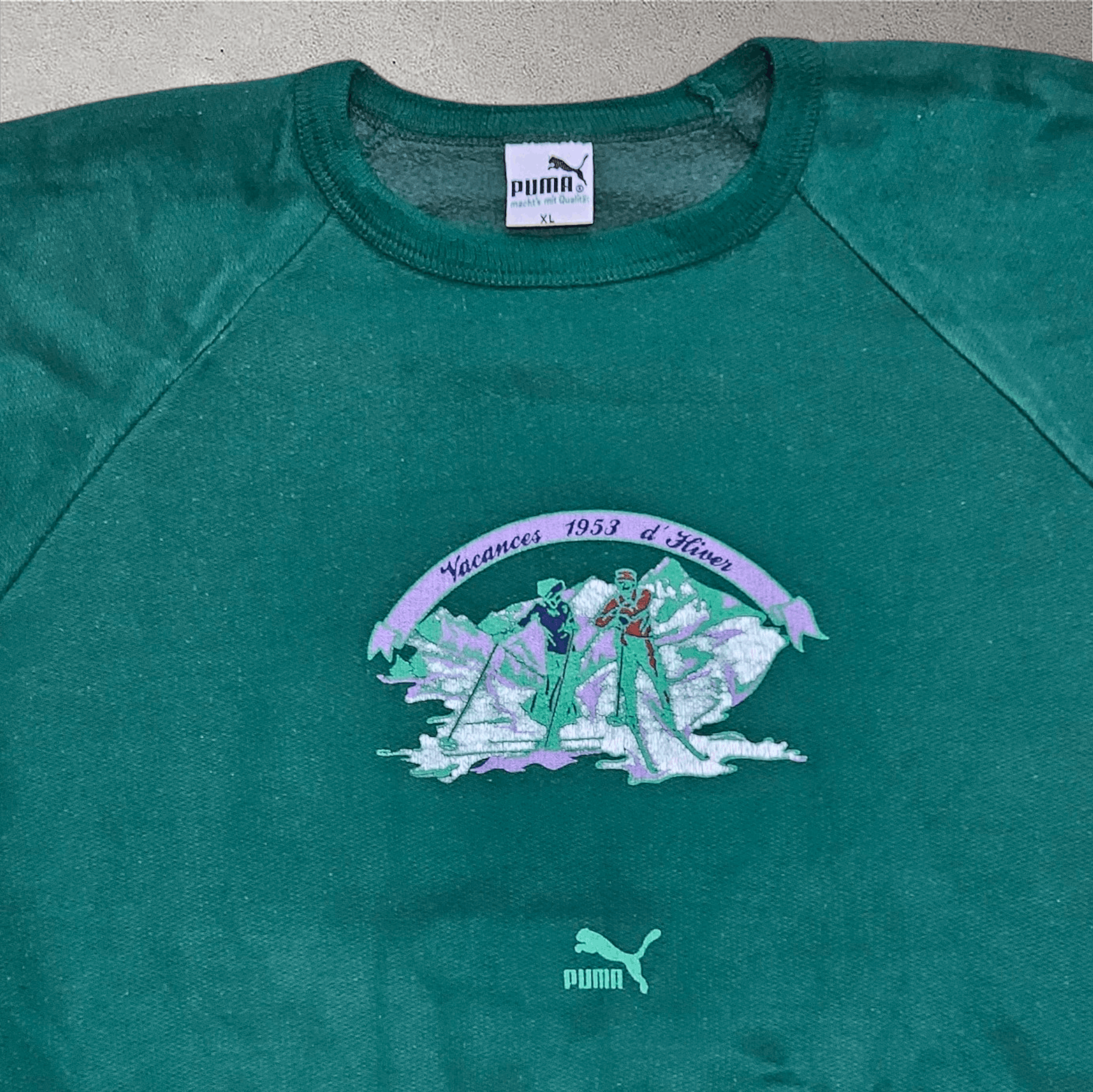 Puma Puma Vacances 1953 d'Hiver Vintage Tee Size US XL / EU 56 / 4 - 2 Thumbnail