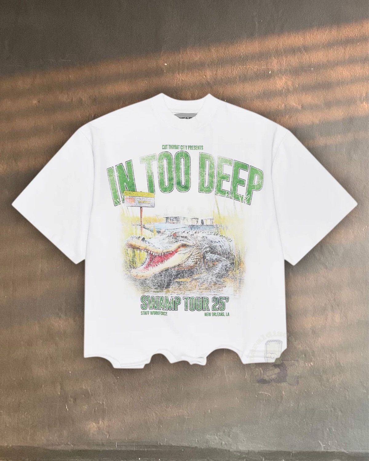STAFF WORKFORCE STAFF WORKFORCE IN TOO DEEP T thrashed suboxone suicideboys Size US M / EU 48-50 / 2 - 2 Thumbnail