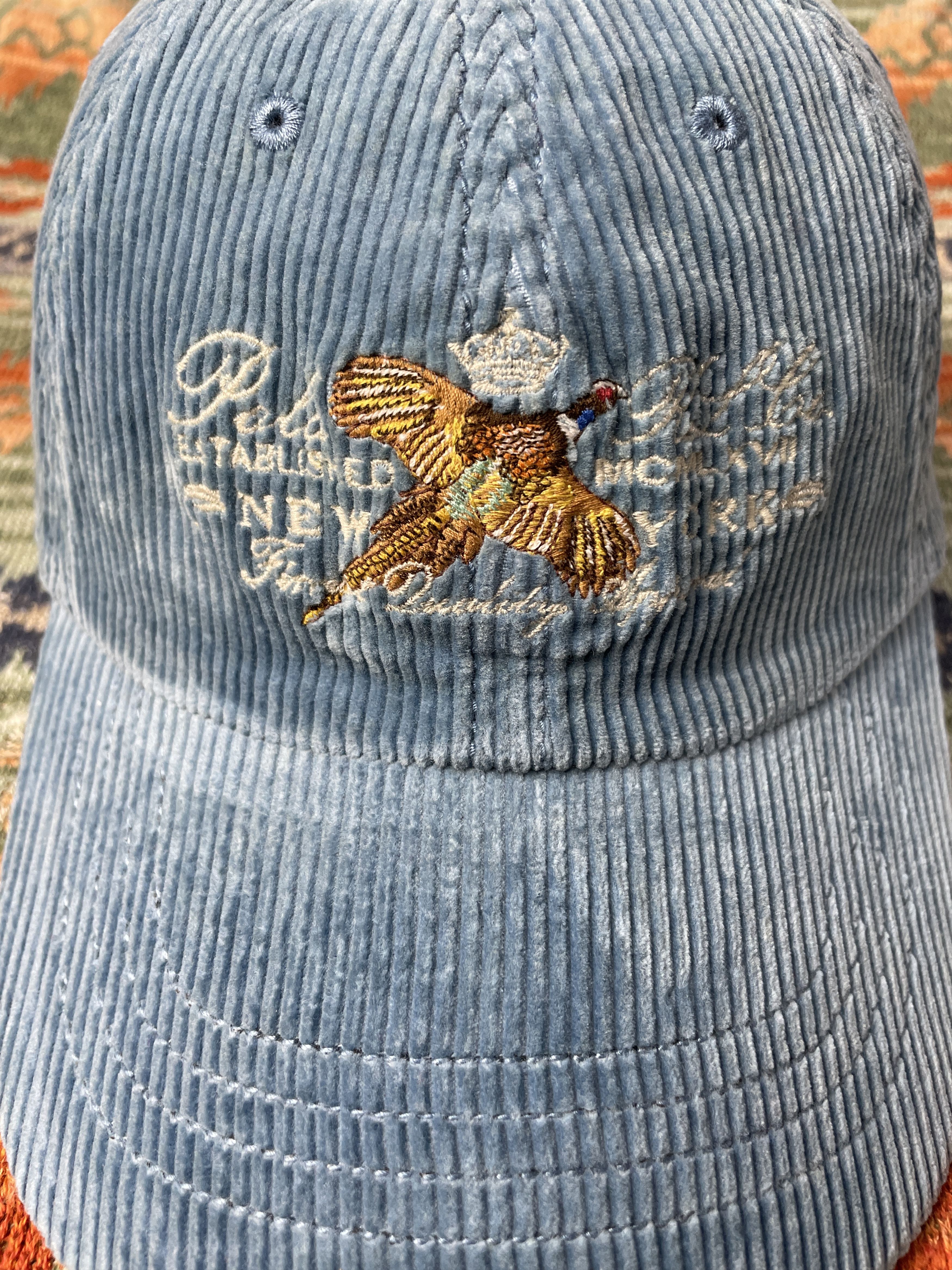 Polo Ralph Lauren Polo Ralph Lauren Corduroy Leather Rare Baseball Hat Cap Size ONE SIZE - 3 Thumbnail