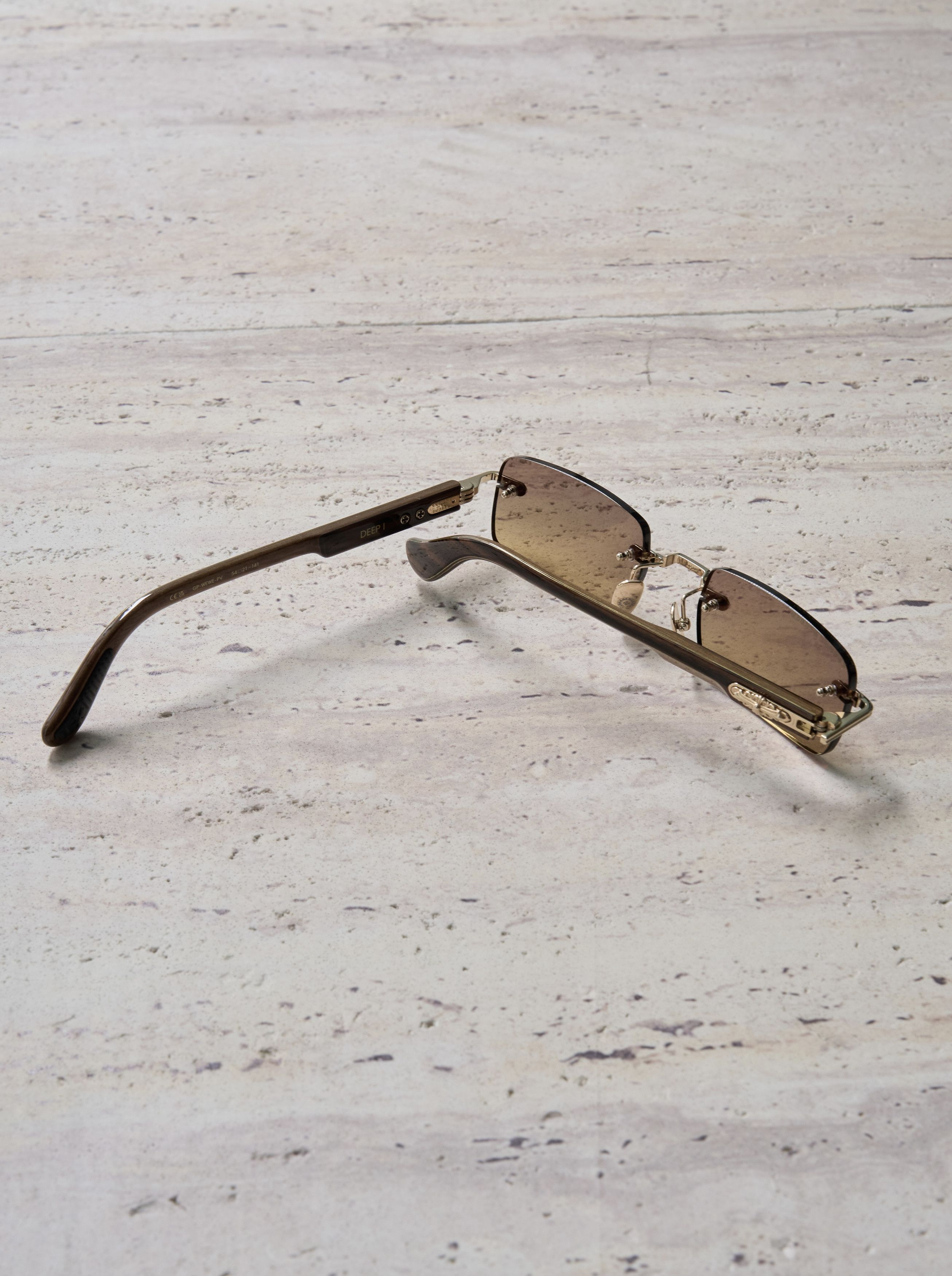 Chrome Hearts CROME HEARTS DEEP I Gold Plated/Wood Ebony Size ONE SIZE - 7 Thumbnail