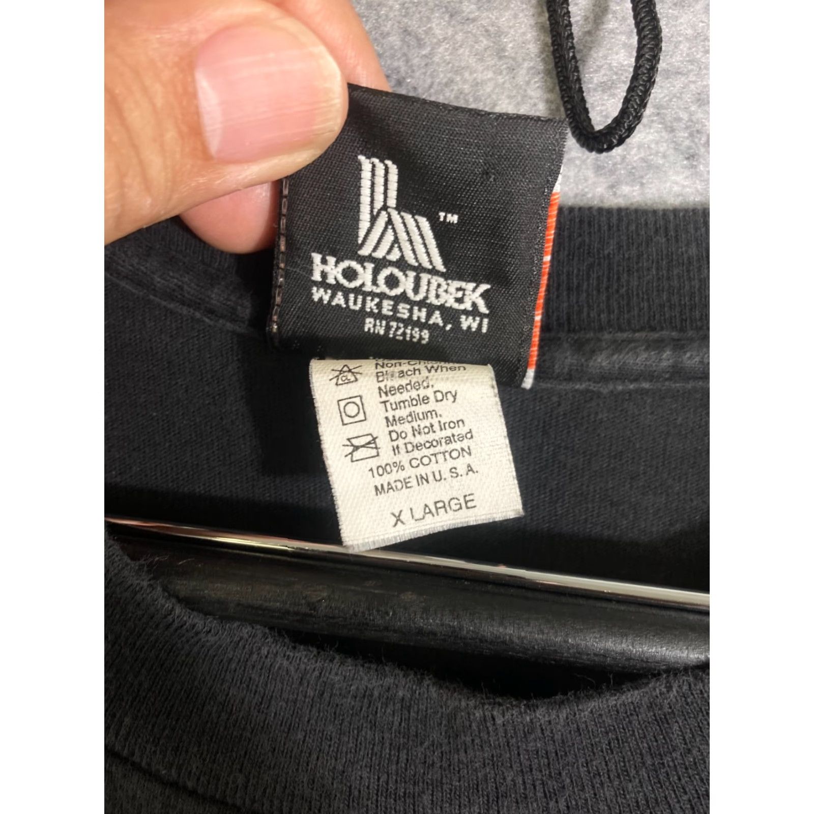 Harley Davidson VINTAGE Harley-Davidson Motorcycle Kuwait 2002 T-Shirt Mens XL Black Short Sleeve Crew Neck Logo VTG Size US XL / EU 56 / 4 - 6 Thumbnail