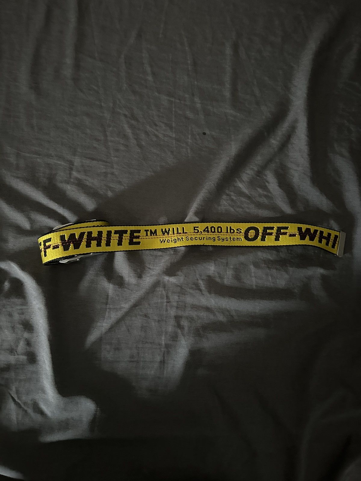 Off-White Off white industrial belt yellow Size ONE SIZE - 1 Thumbnail