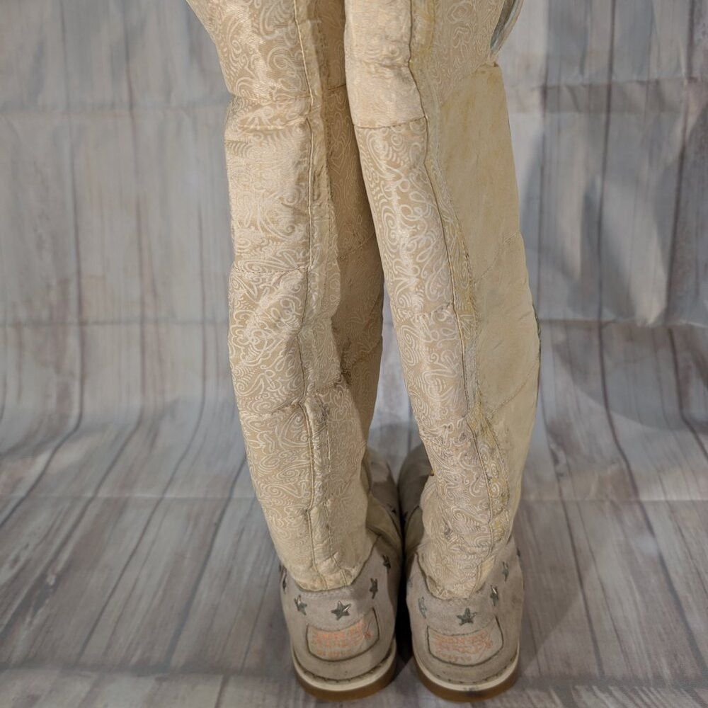 Ed Hardy Don Ed Hardy Women's Beige Tiger Faux Fur Suede Lined Star Size US 9 / IT 39 - 3 Thumbnail