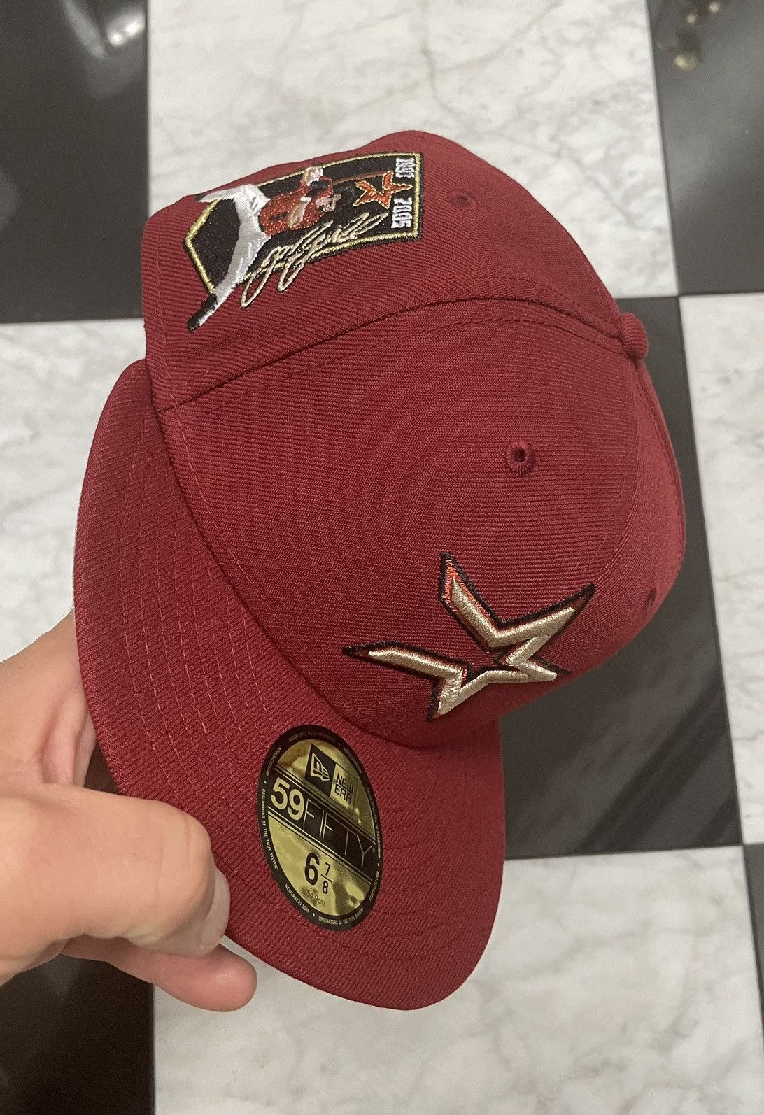 New Era 🔥Exclusive Astros Jeff Bagwell fitted size 6 7/8 Size ONE SIZE - 1 Thumbnail