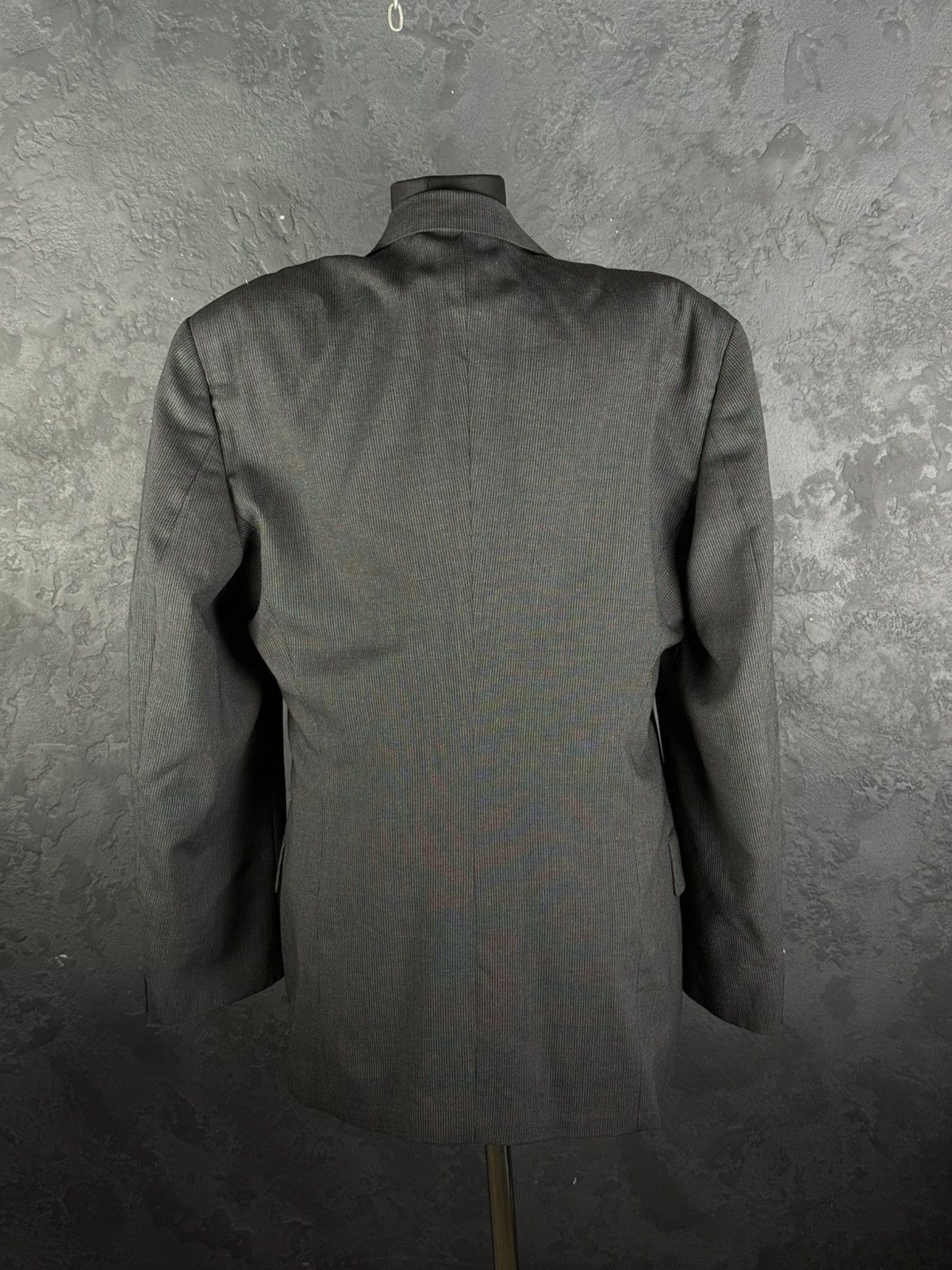 Valentino VTG 80s Valentino Uomo Men's Wool Blazer Italy Size 54 R Size 54R - 9 Thumbnail