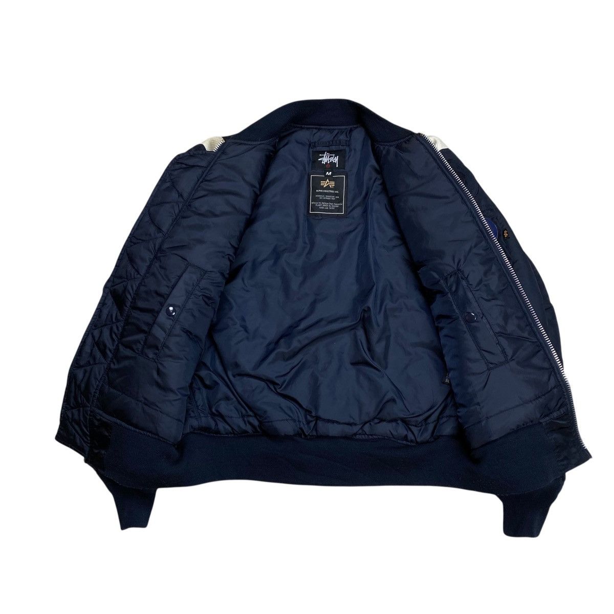Stussy Stussy x FragmentDesign x Alphaindustries MA-1 Bomber Jacket Size US M / EU 48-50 / 2 - 8 Thumbnail
