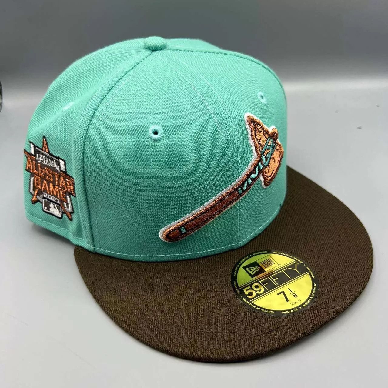 New Era Atlanta Braves New Era 59FIFTY Fitted Camo Cap 7 1/8
