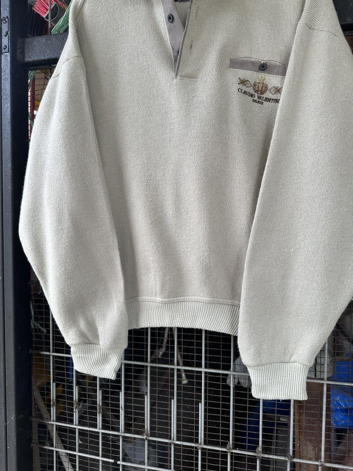 Valentino 👹Claudio Valentino Paris Button Down Sweater Size US L / EU 52-54 / 3 - 7 Thumbnail