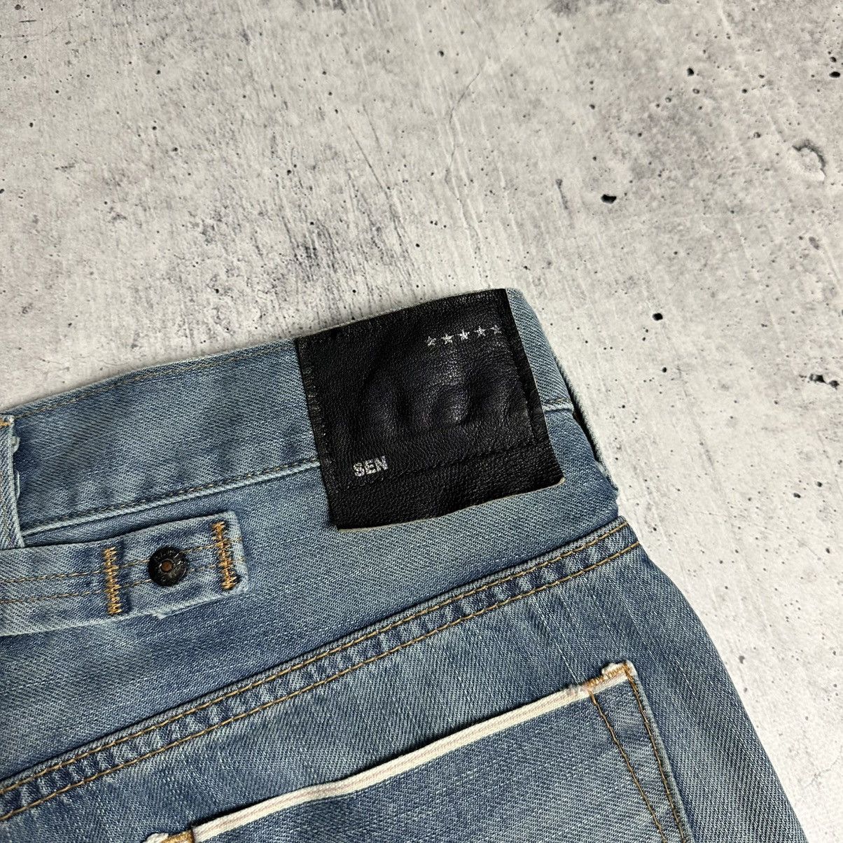 Edwin × Self Edge × Vintage Edwin “SEN” SK505T Made In Japan Selvedge Denim Jeans Size US 30 / EU 46 - 12 Thumbnail