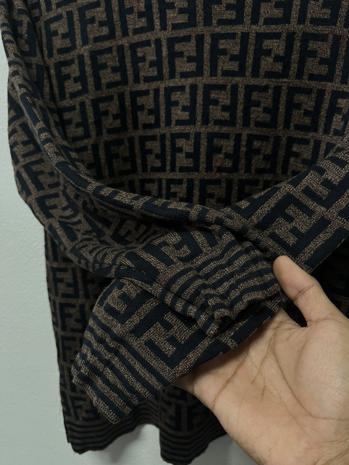 Fendi VINTAGE FENDI MARC MONOGRAM KNITWEAR 90s ‘ Size US XS / EU 42 / 0 - 7 Thumbnail