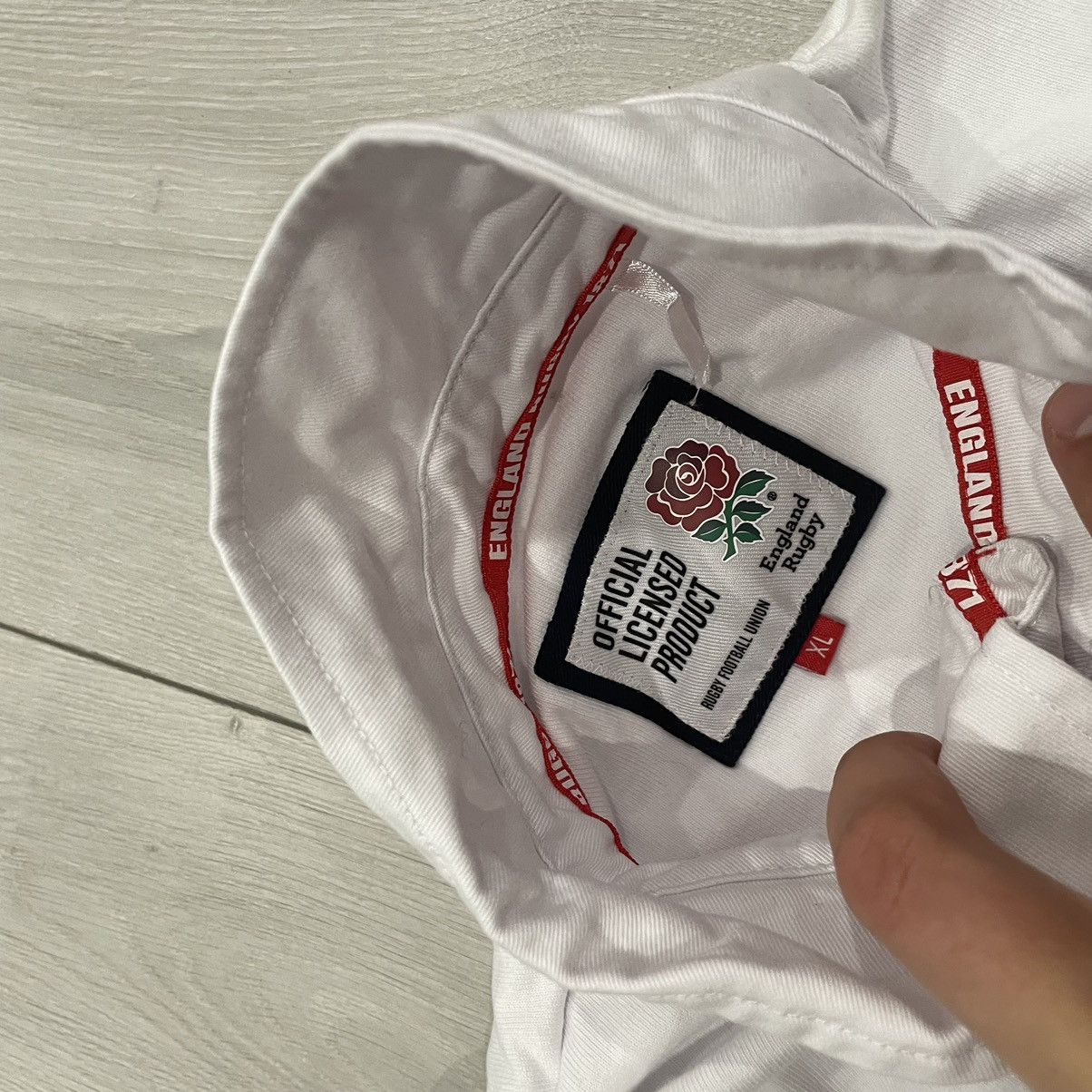 Vintage Vintage Blokecore rose England 02 Rugby Longsleeve Polo Size US XL / EU 56 / 4 - 2 Thumbnail