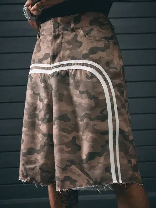 Jean Cargo military Y2K Drip shorts Size US 32 / EU 48 - 4 Thumbnail
