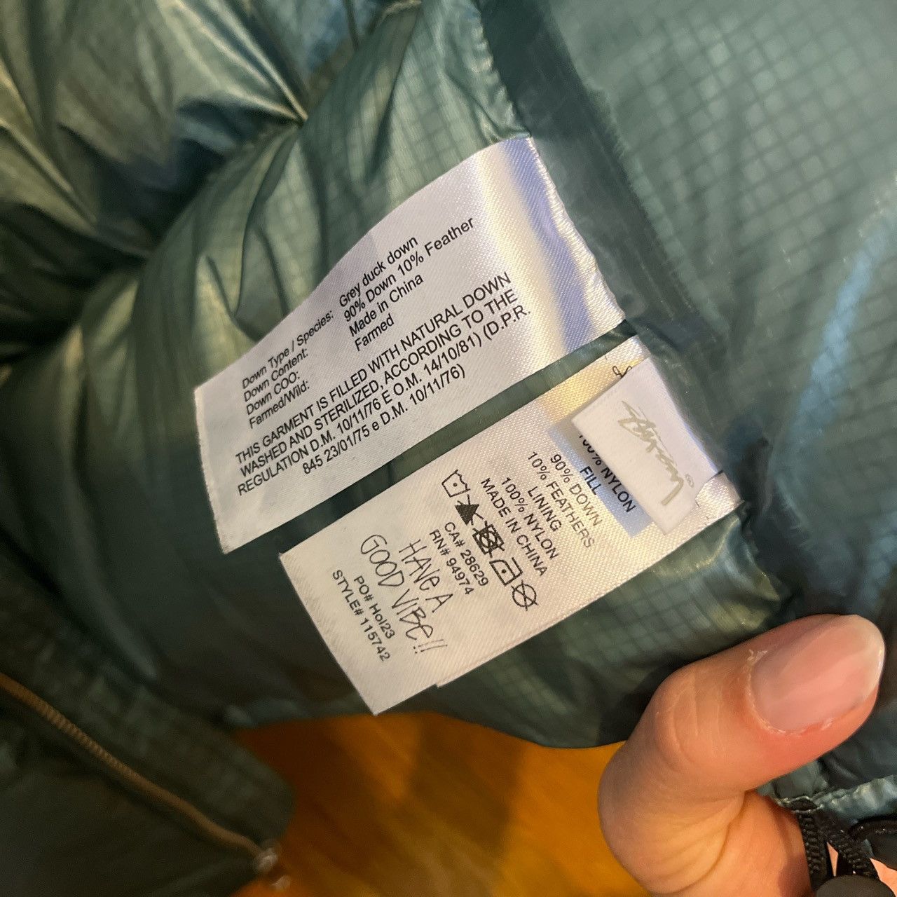 Stussy Stussy Down Parachute Ripstop Puffer Jacket Size US S / EU 44-46 / 1 - 3 Thumbnail