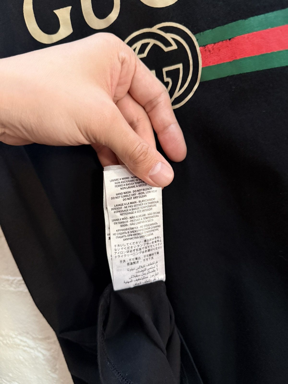 Gucci SS19 Black Classic Logo Tee Size US XXL / EU 58 / 5 - 6 Thumbnail