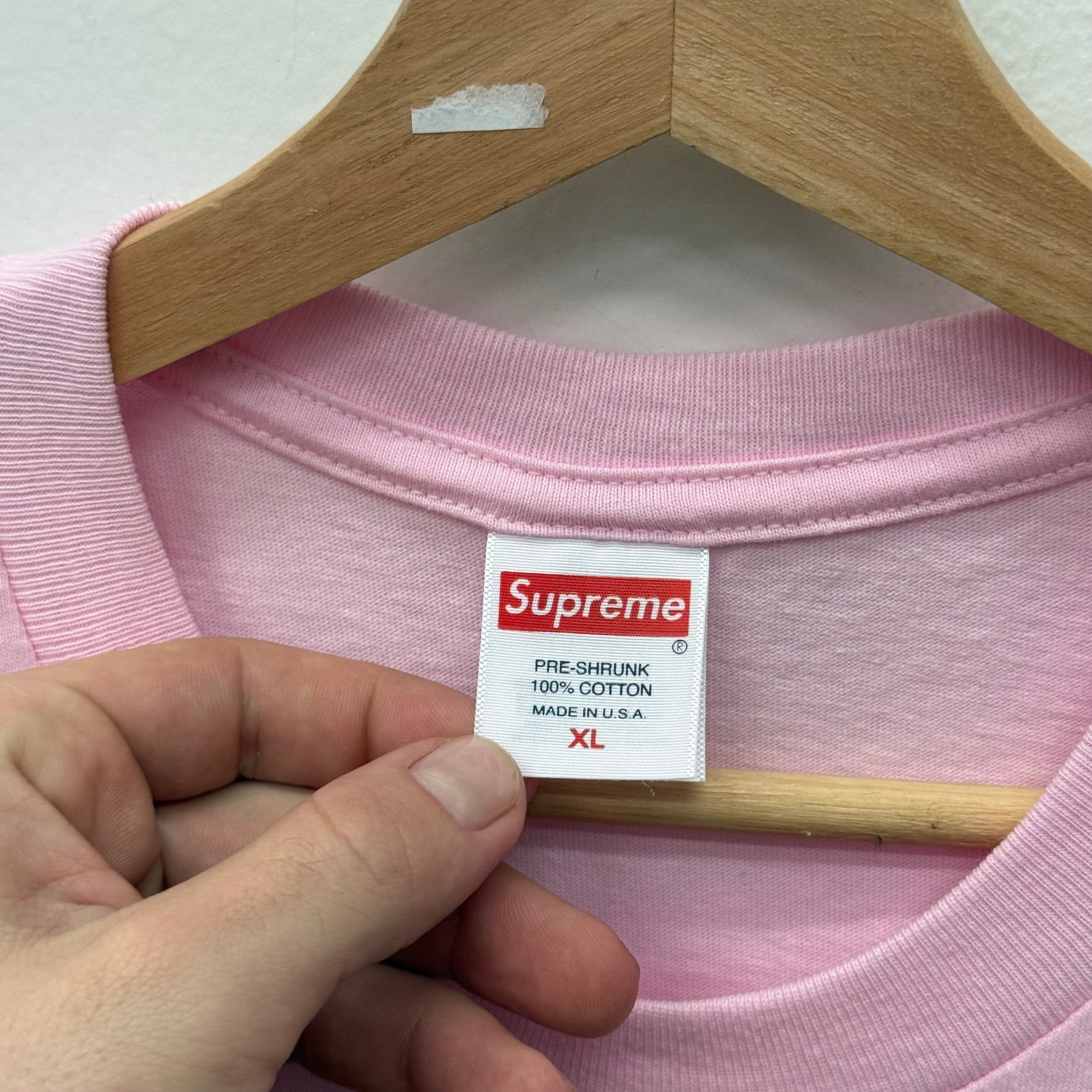 Supreme Supreme NBA Youngboy T-Shirt Pink Photo Tee - Size XL Size US XL / EU 56 / 4 - 4 Thumbnail