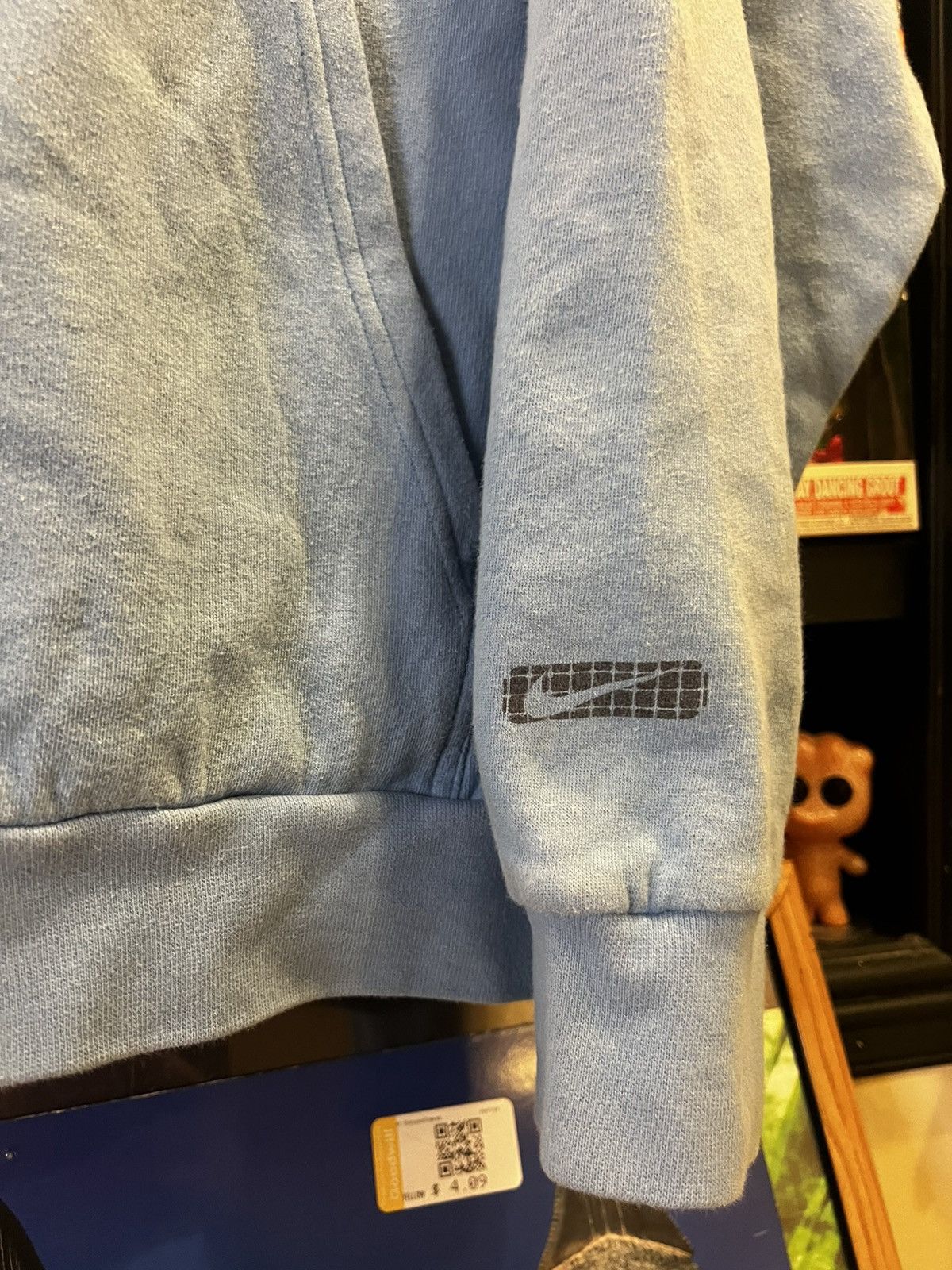 Nike × Vintage Vintage Y2K Center Check Nike Beautiful Hoodie Size US L / EU 52-54 / 3 - 4 Thumbnail