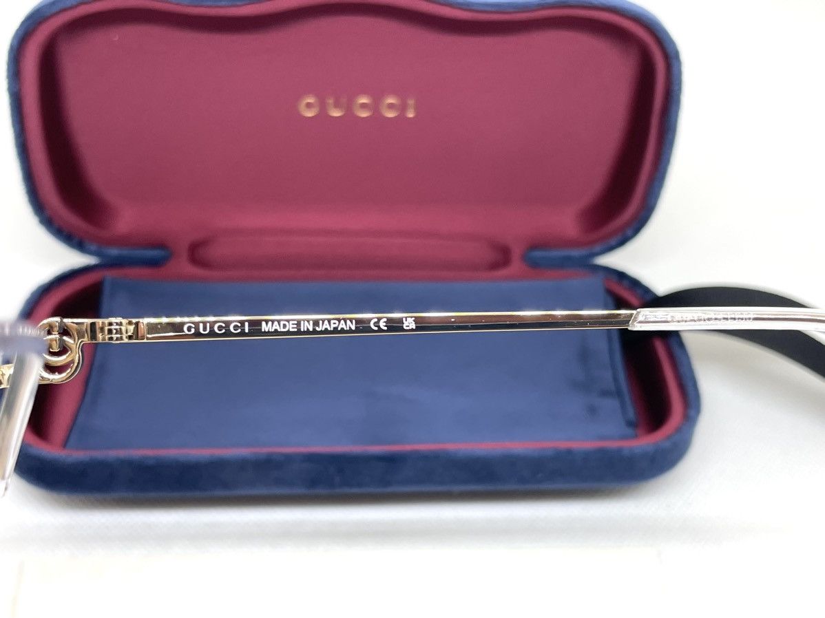Vintage Gucci sunglasses GG1278S 002 55 Made in Japan New Collection Size ONE SIZE - 9 Thumbnail
