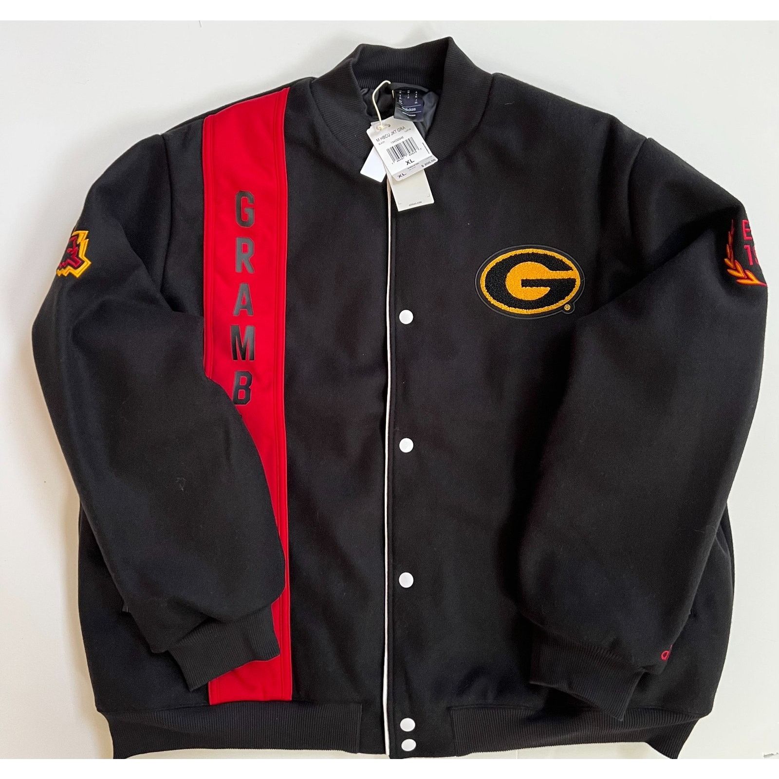Adidas Adidas Grambling State University Tigers Letterman Men XL Size US XL / EU 56 / 4 - 3 Thumbnail