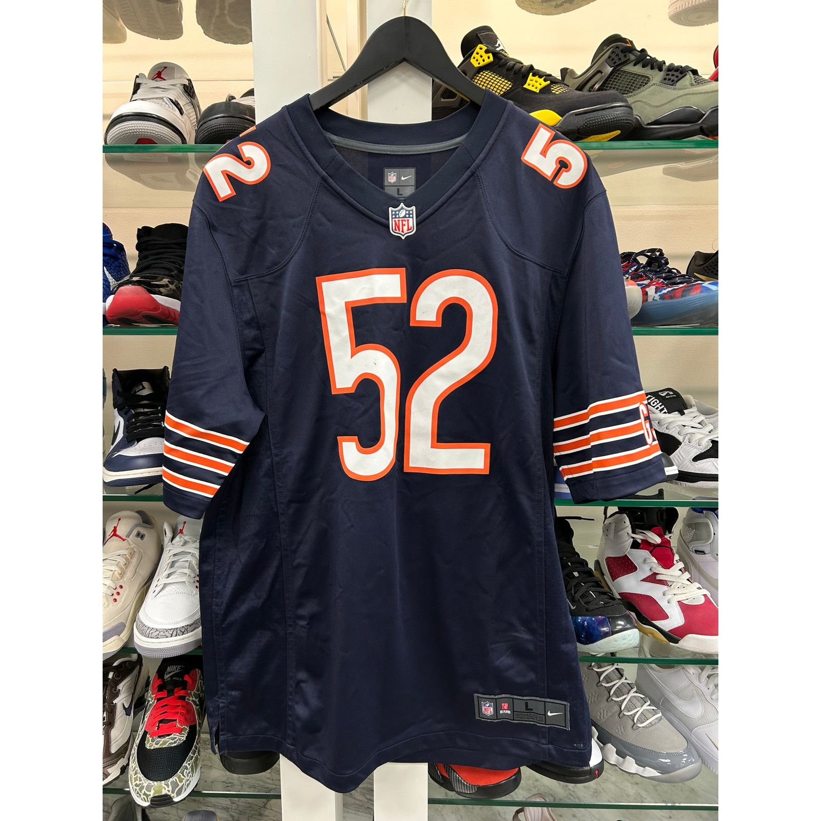 Chicago Bears football jersey 52 Mack Large B15