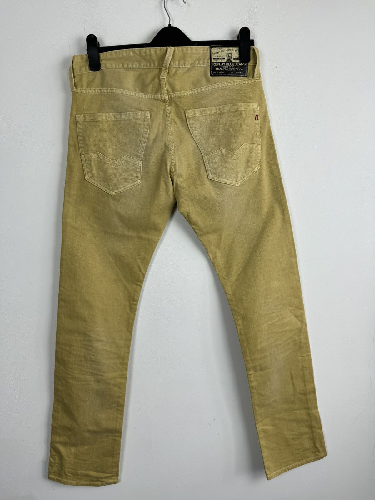 Replay Replay Blue Jeans Original Denim Beige Jeans Size US 29 - 1 Thumbnail