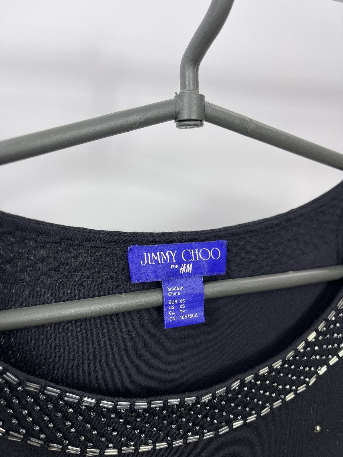H&M × Jimmy Choo Jimmy Choo for H&M Top Black Shirt Dress Dress Black Size XS Size XS / US 0-2 / IT 36-38 - 4 Thumbnail