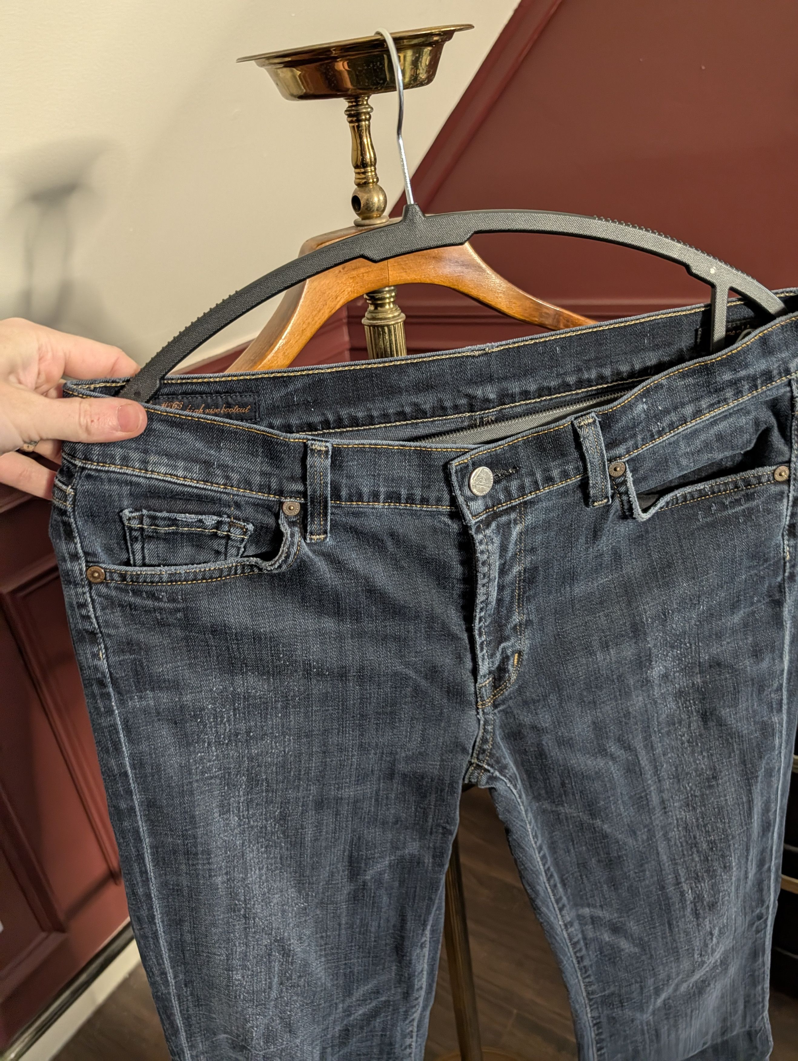 Citizens Of Humanity Flared bootcut made in USA blue denim jeans 32 Size 32" / US 10 / IT 46 - 2 Thumbnail