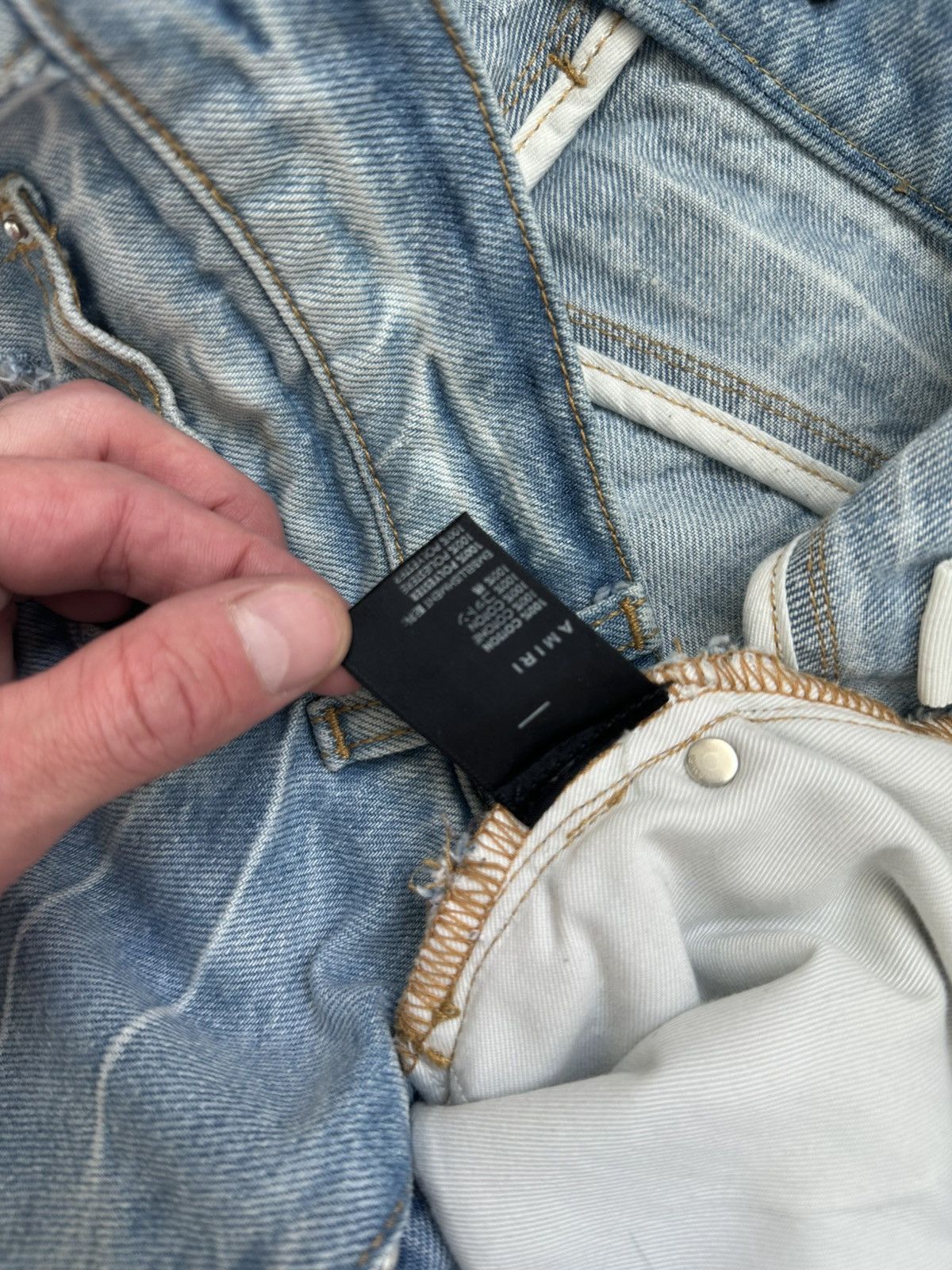 Amiri AMIRI MX3 MOTOCYLE FLARE JEAN Size US 30 / EU 46 - 10 Thumbnail