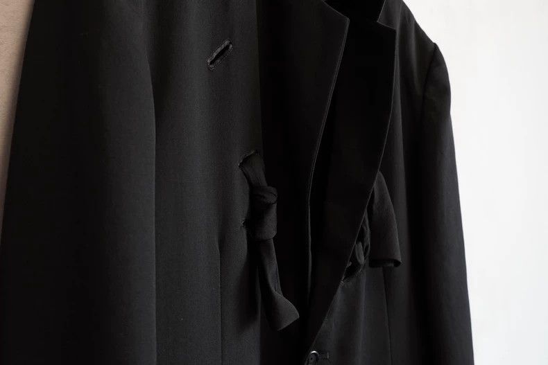 Yohji Yamamoto Yohji Yamamoto 06 AW Baroque Scarf Cutout Jacket 2505-Nexta Size US M / EU 48-50 / 2 - 6 Thumbnail