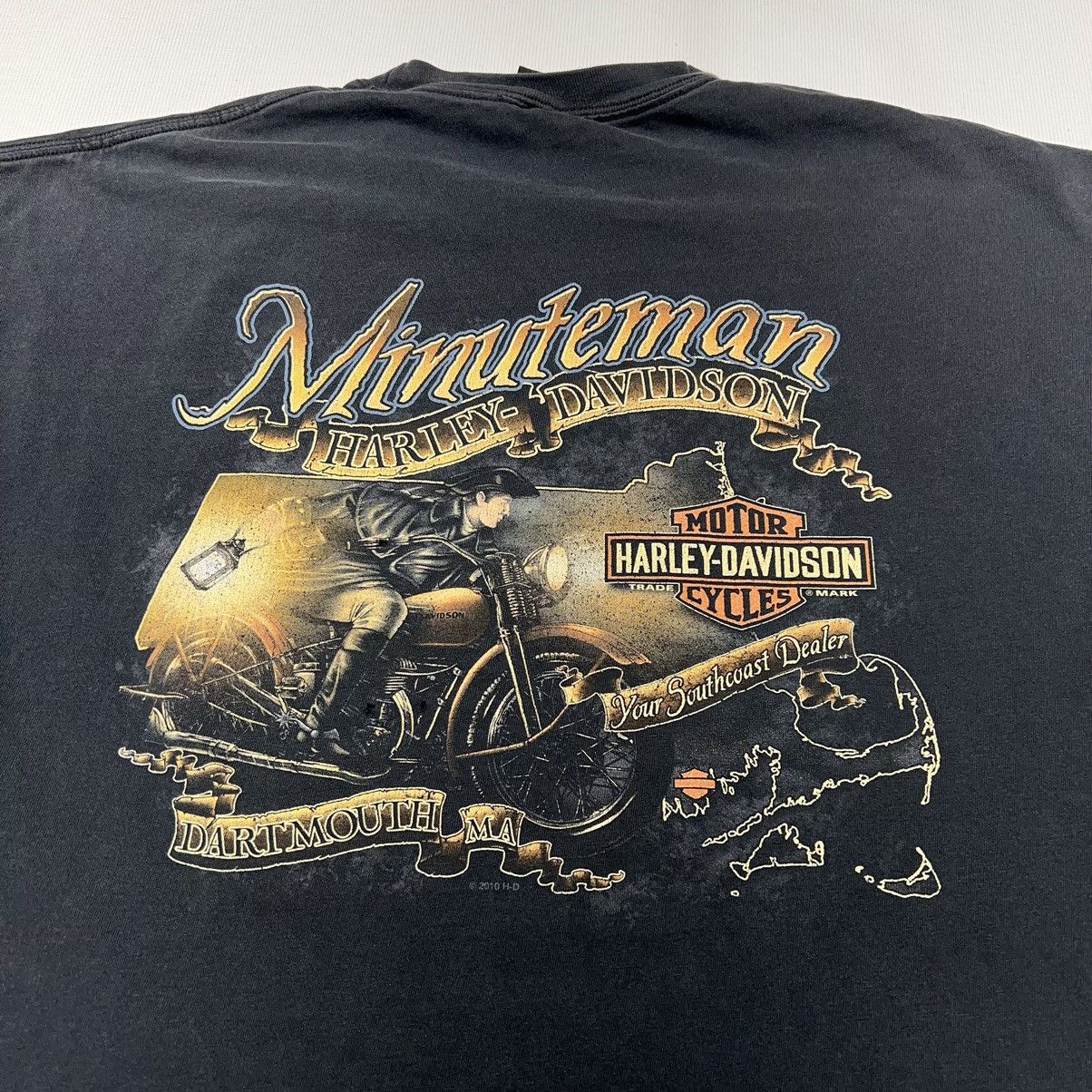 Harley Davidson × Vintage Harley Davidson Tee Shirt Black Sleeveless Biker Motorcycle Size US XXL / EU 58 / 5 - 10 Thumbnail