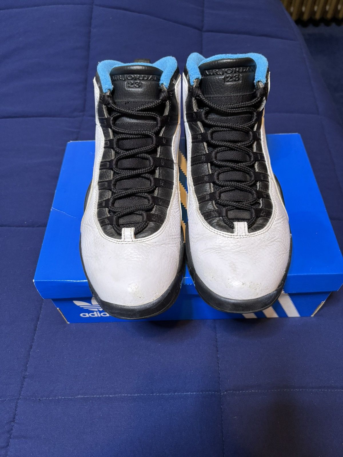 Jordan Brand Jordan 10 Retro Powder Blue 2014 Size 10 Size US 10 / EU 43 - 2 Thumbnail