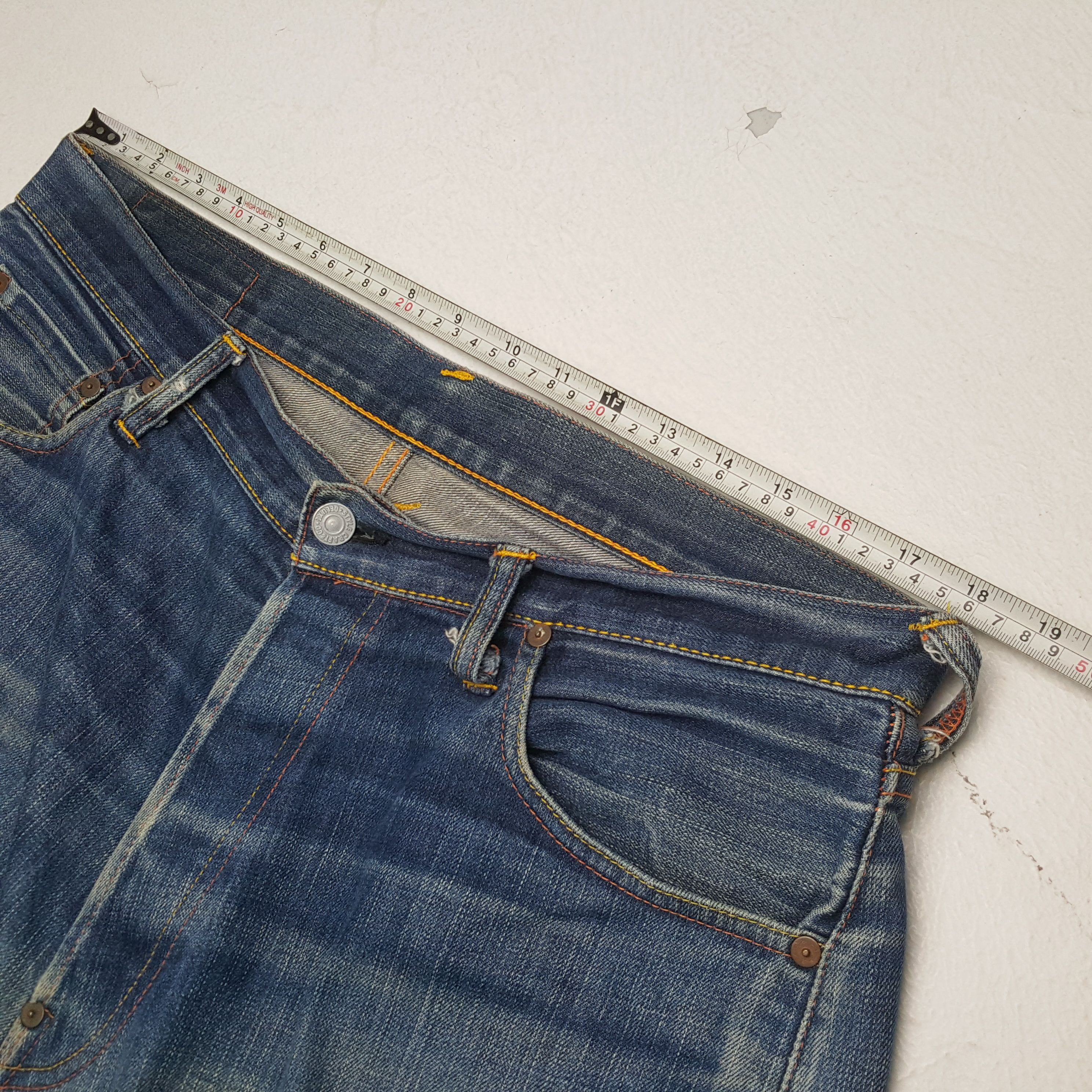 Evisu × Japanese Brand × Vintage EVISU Japanese Brand Streetwear Custom Daicock Jeans Size US 36 / EU 52 - 7 Thumbnail
