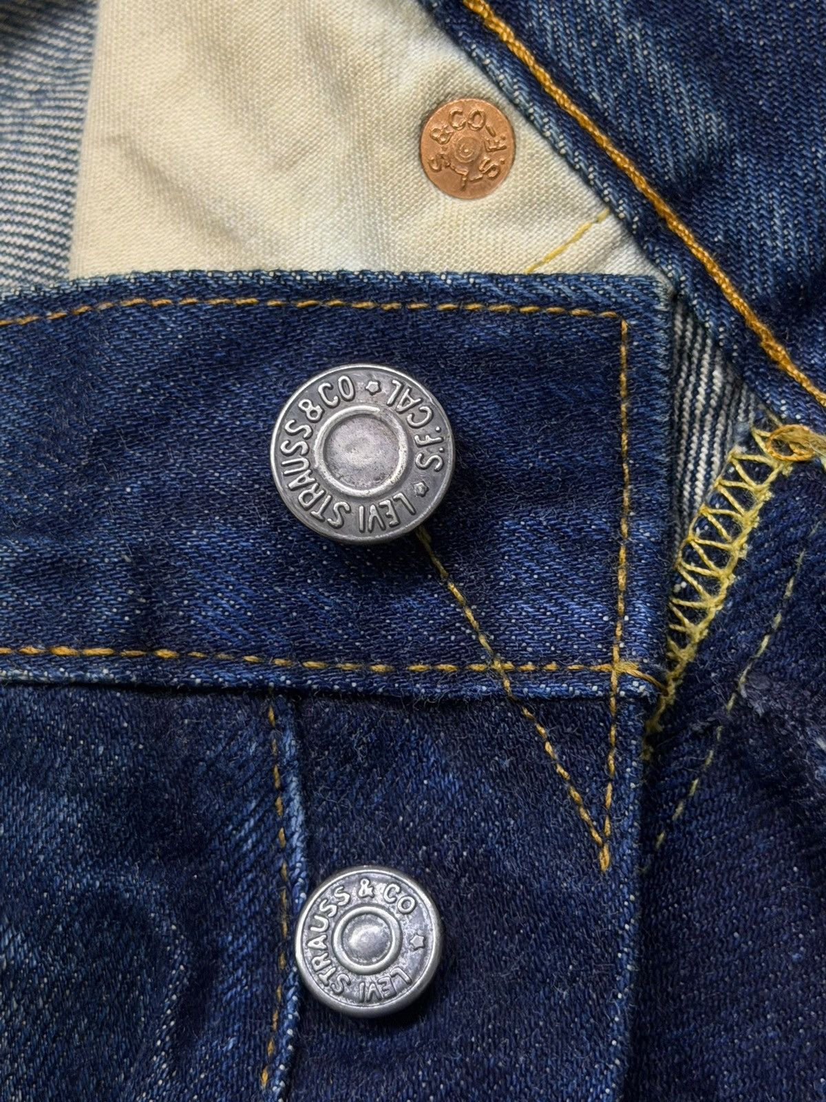 Levi's Vintage Clothing Vintage 00s Levi’s 501 Selvedge Big E USA Made 555 | W32 Size US 32 / EU 48 - 13 Thumbnail