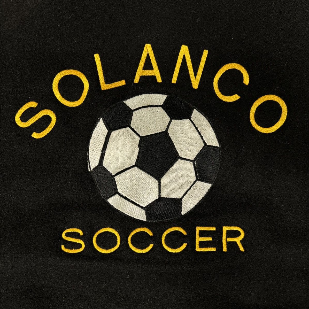 Vintage VINTAGE SOCCER GOALIE BOMBER VARSITY JACKET BLACK Size US XL / EU 56 / 4 - 5 Thumbnail