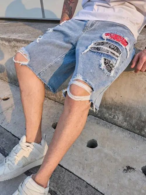 Japanese Brand × Vintage VINTAGE RETRO shorts jorts DRIP rap Y2K Size US 30 / EU 46 - 4 Thumbnail