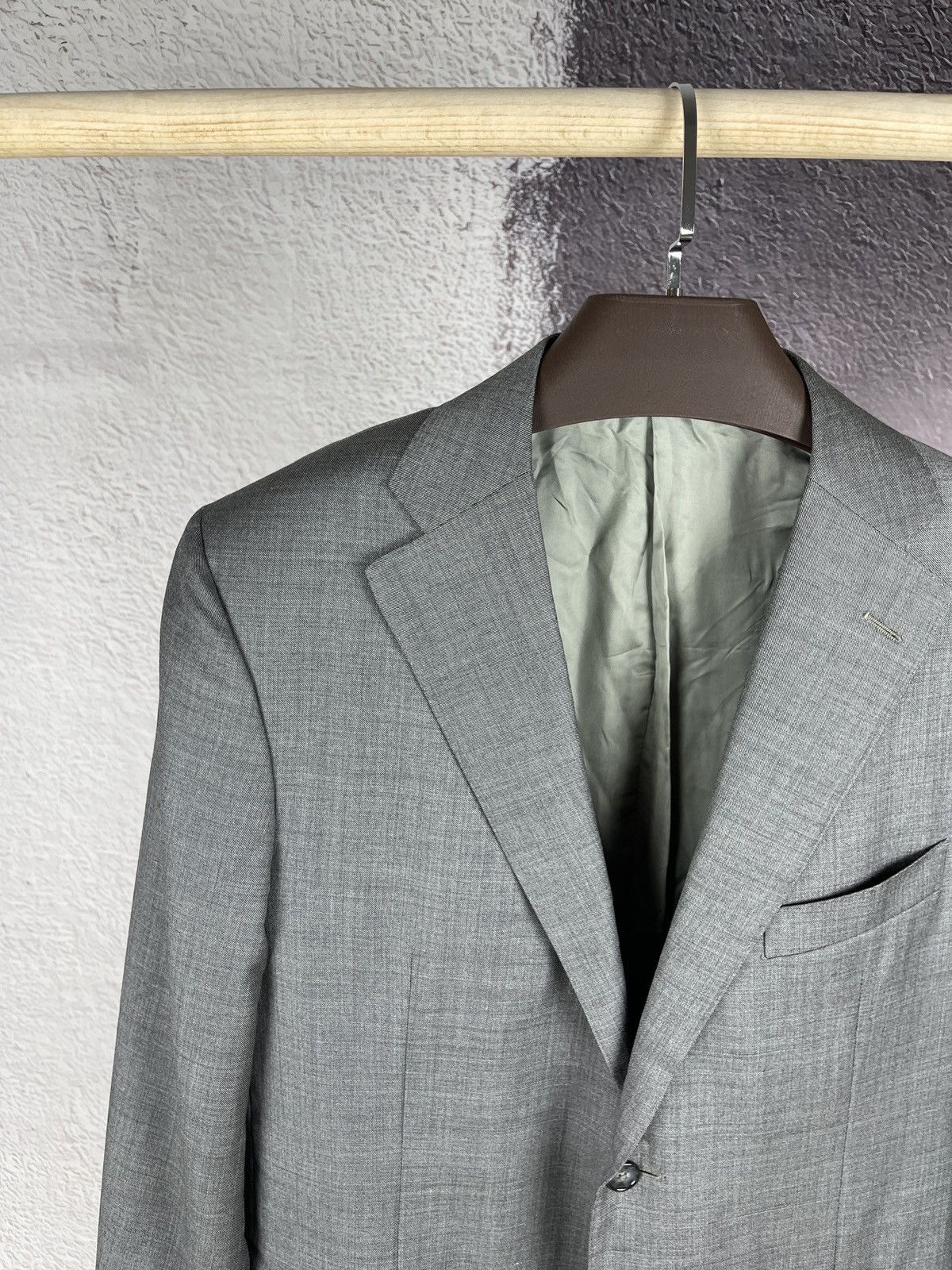 Corneliani Corneliani virgin wool grey 2 button blazer coat Size 42R - 3 Thumbnail