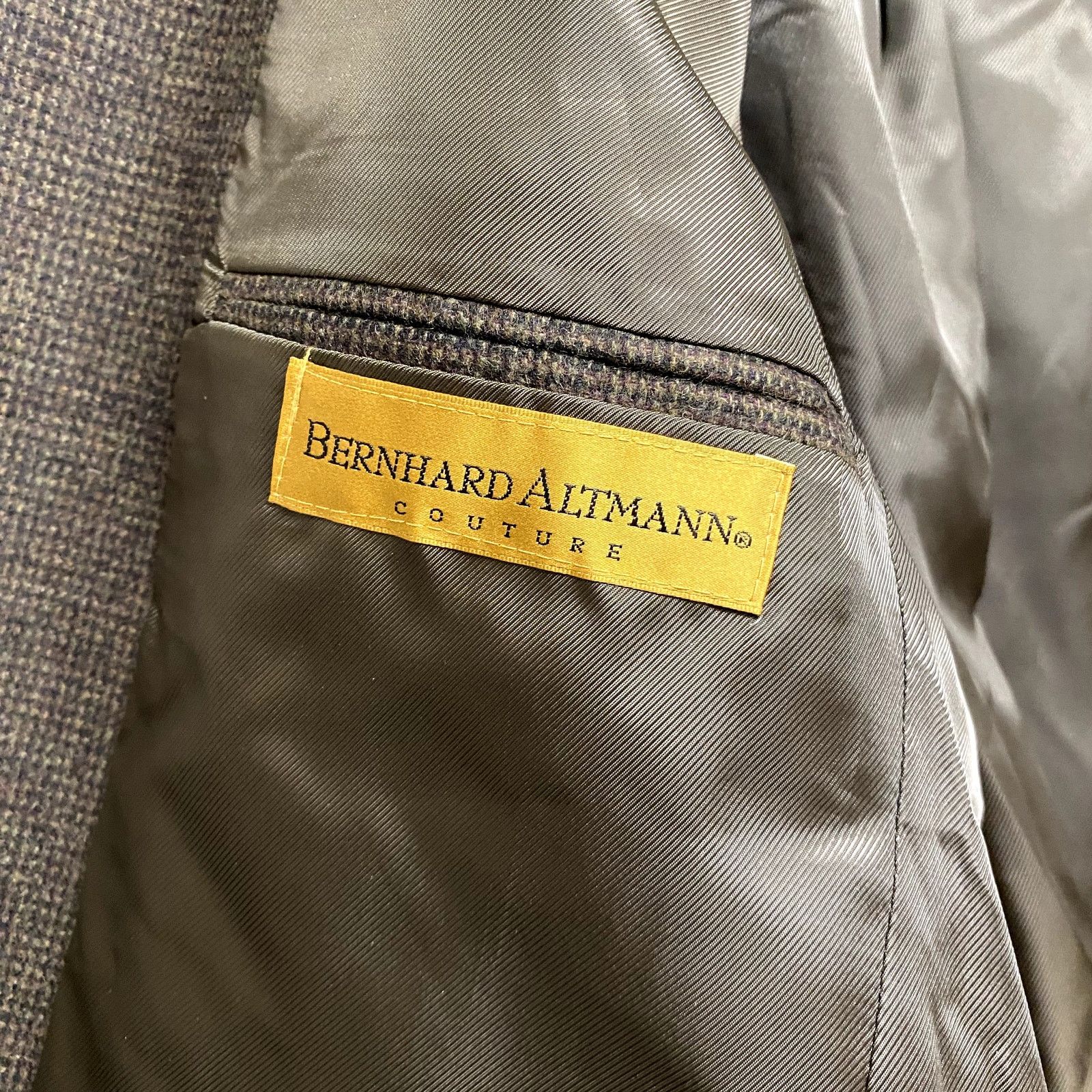 Vintage Bernhard Altmann Couture Wool Blend 2 Button Sports Coat Size 42L - 3 Thumbnail
